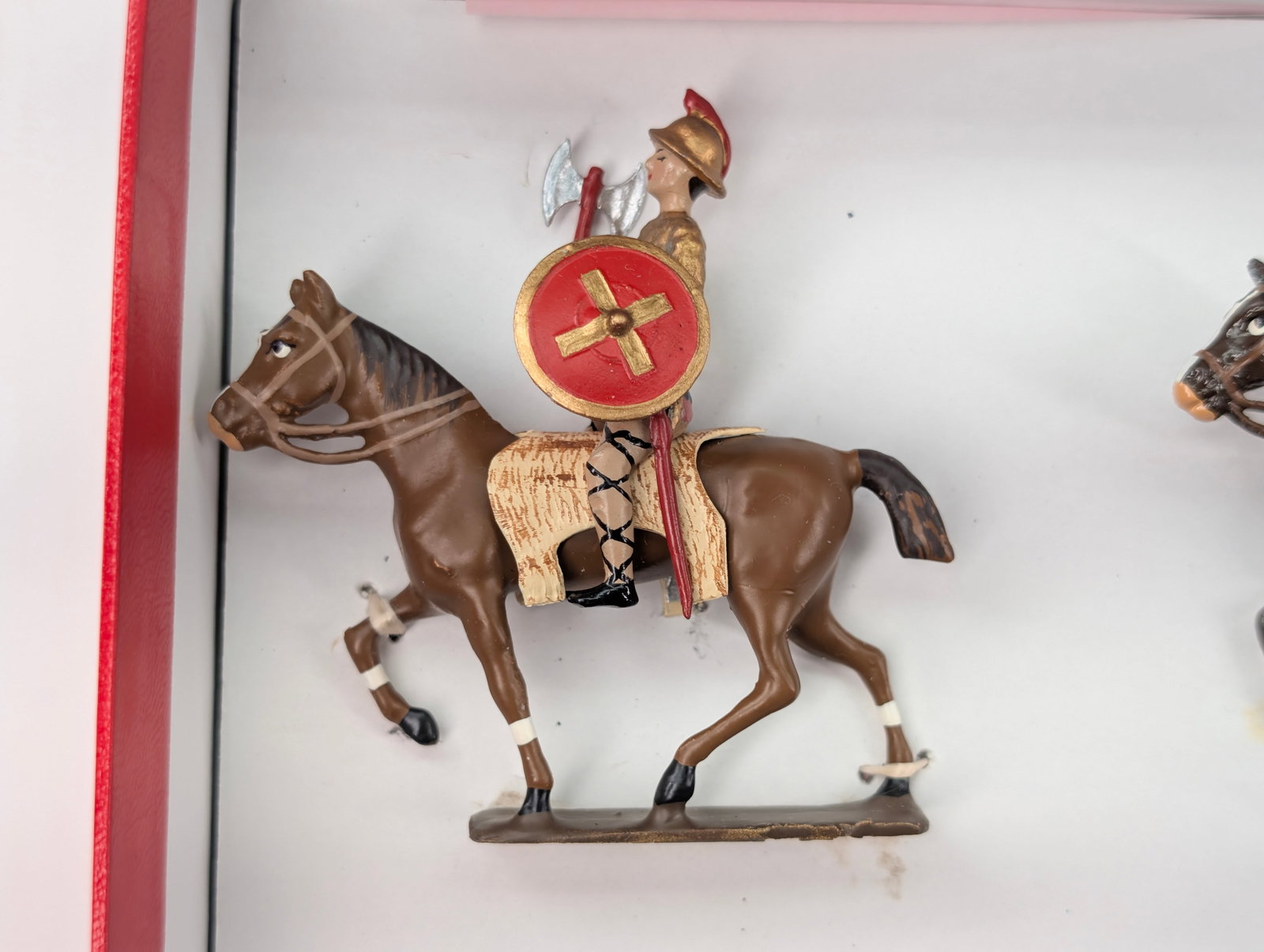C.B.G. MIGNOT MOUNTED KNIGHT SET - 2