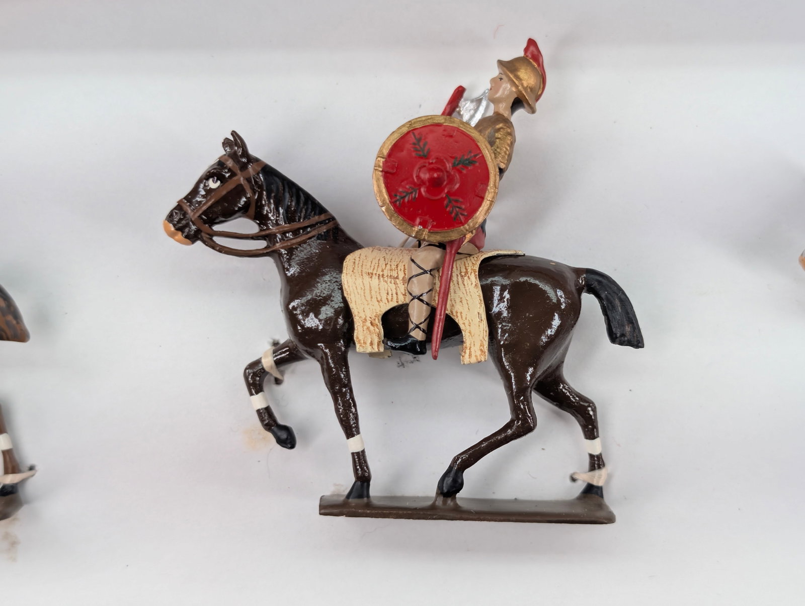 C.B.G. MIGNOT MOUNTED KNIGHT SET - 3