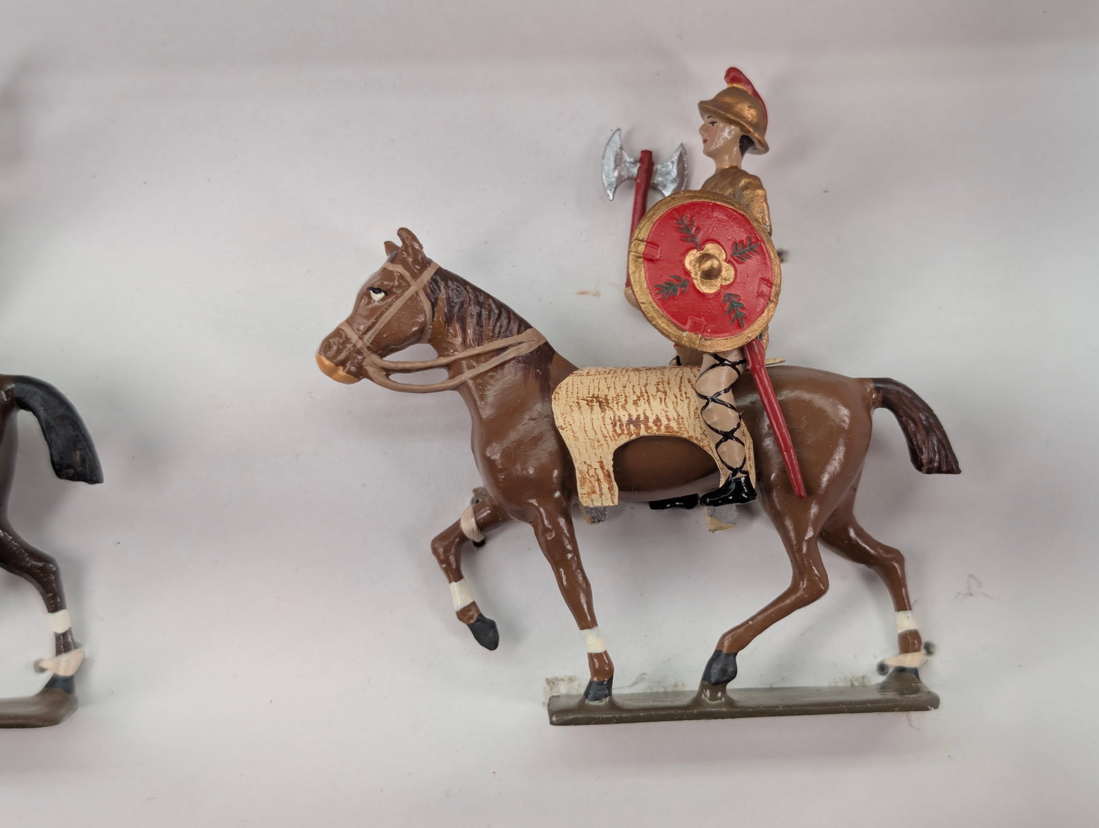 C.B.G. MIGNOT MOUNTED KNIGHT SET - 4