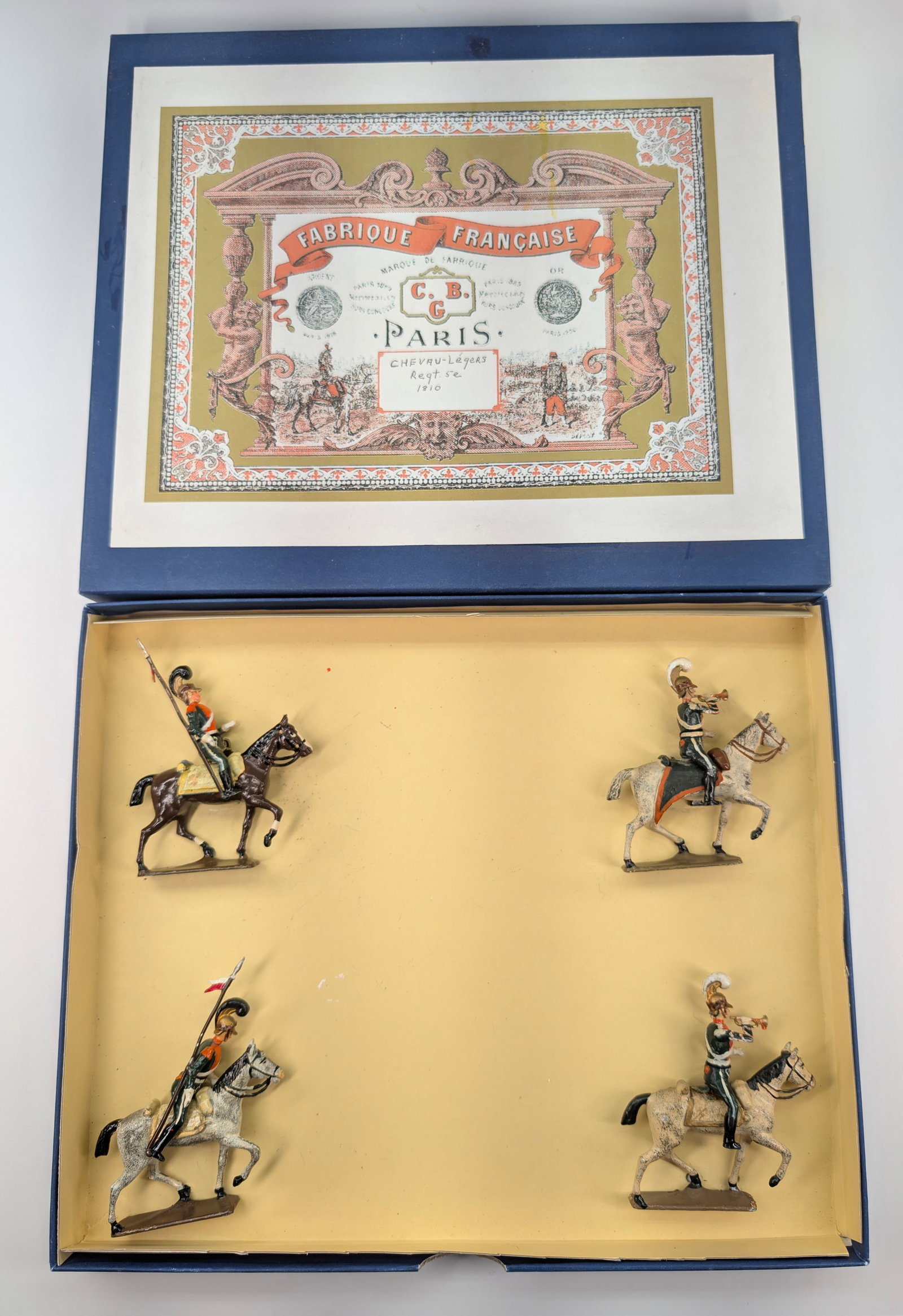 C.B.G. MIGNOT MOUNTED LANCERS & BUGLER (1 of 6)