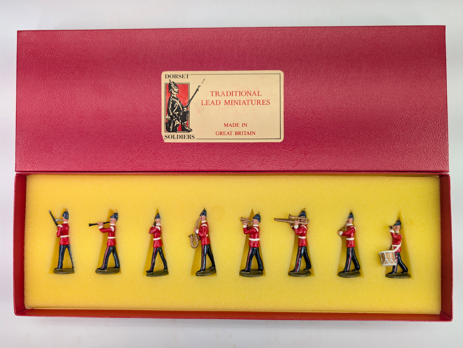 DORSET SOLDIERS LINE INFANTRY BAND: SET REMAINS IN GOOD CONDITION WITH ORIGINAL BOX.