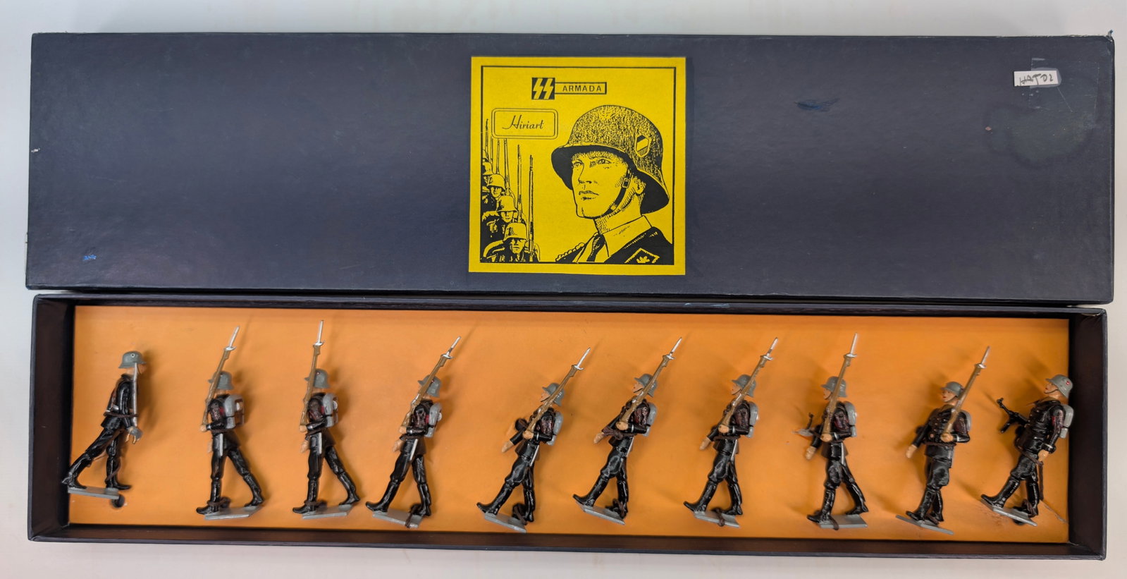 HIRIART GERMAN SS ARMADA SET: SET REMAINS IN VERY GOOD CONDITION WITH BOX.