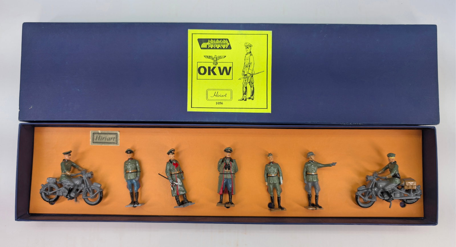 HIRIART 1056 GERMAN OKW: SET REMAINS IN VERY GOOD CONDITION WITH BOX.