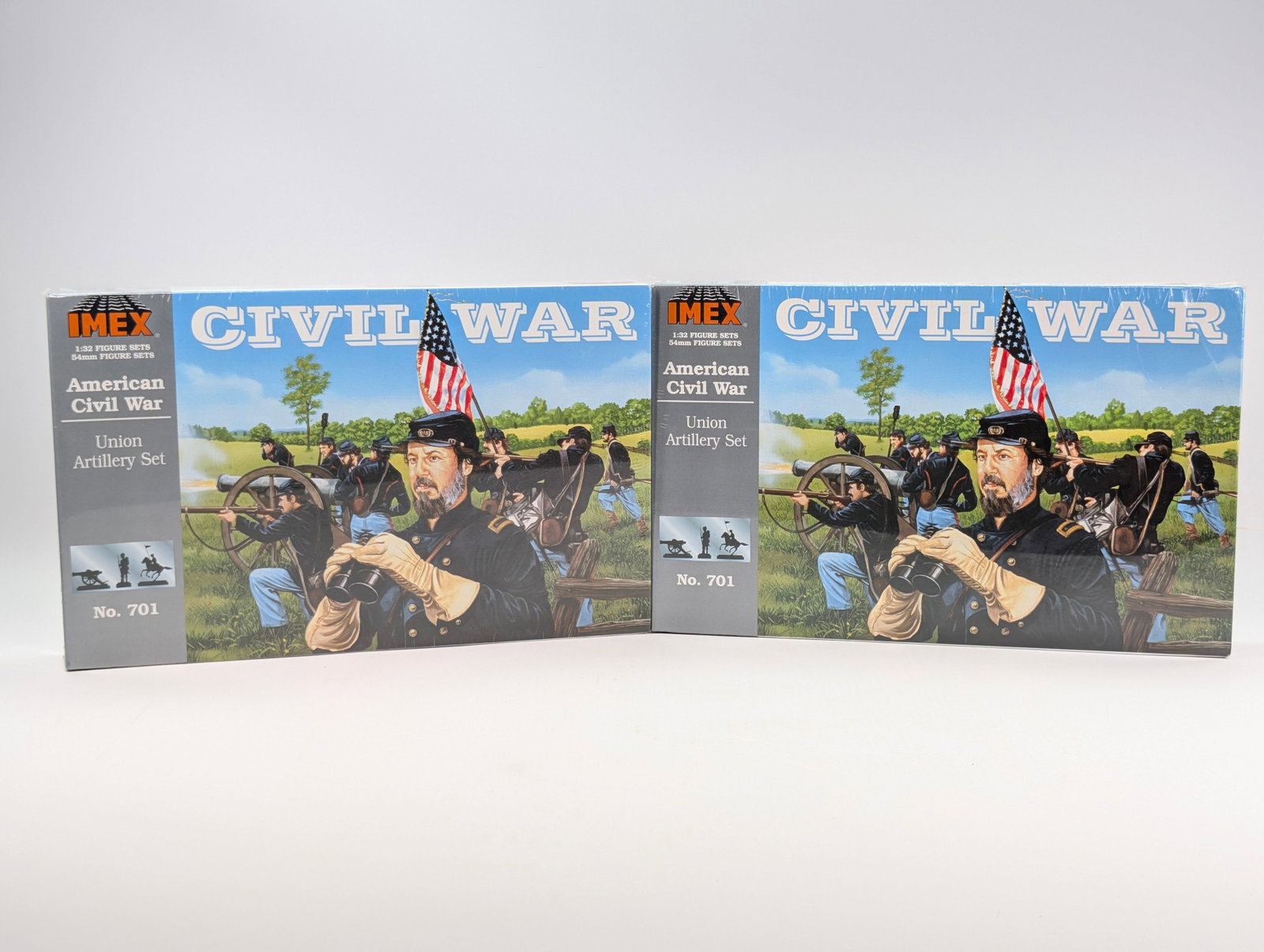 2) IMEX CIVIL WAR UNION ARTILLERY SET NISB: BOTH REMAIN NEW IN SEALED BOX.
