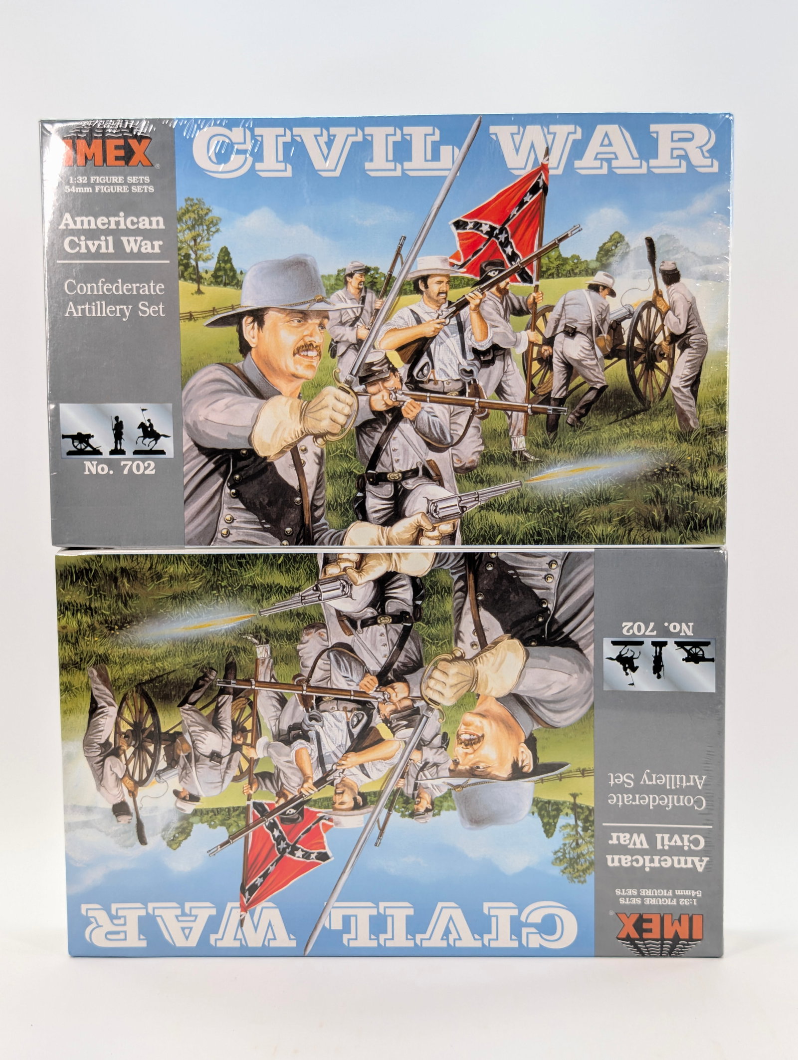2) IMEX CIVIL WAR CONFEDERATE ARTILLERY SET NISB: BOTH REMAIN NEW IN SEALED BOX.