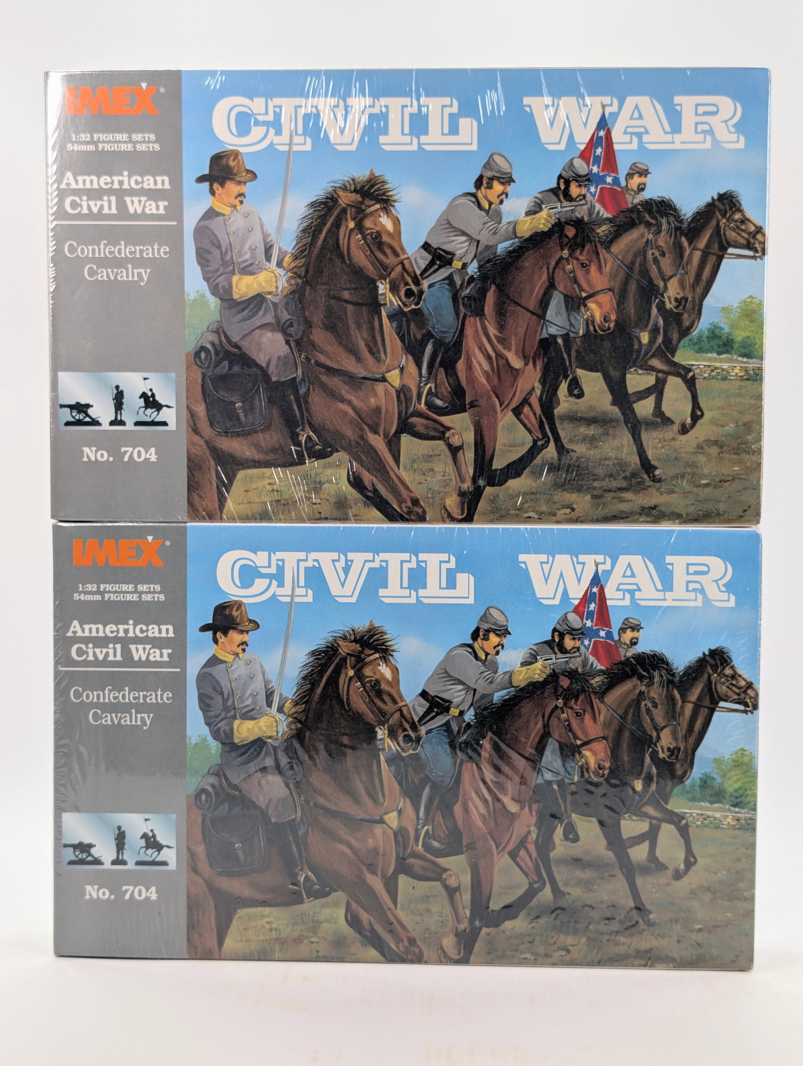 2) IMEX CIVIL WAR CONFEDERATE ARTILLERY SET NISB: BOTH REMAIN NEW IN SEALED BOX.