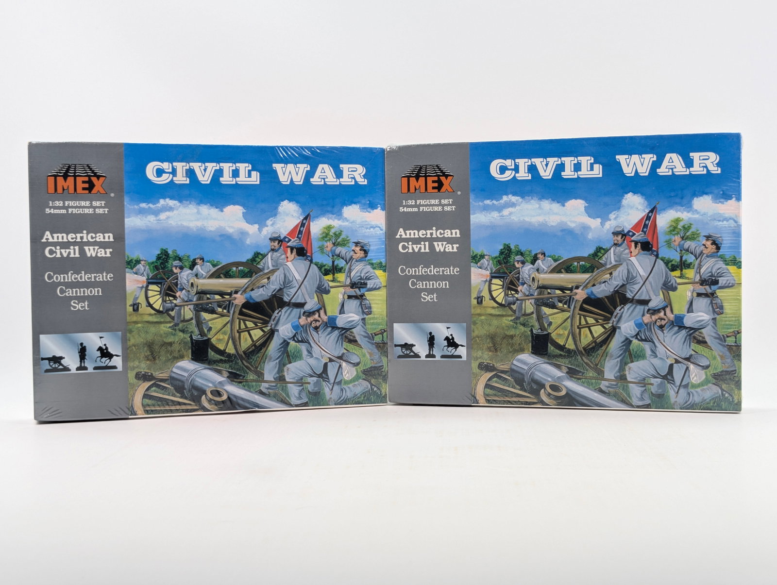 2) IMEX CIVIL WAR CONFEDERATE CANNON SET NISB (1 of 6)