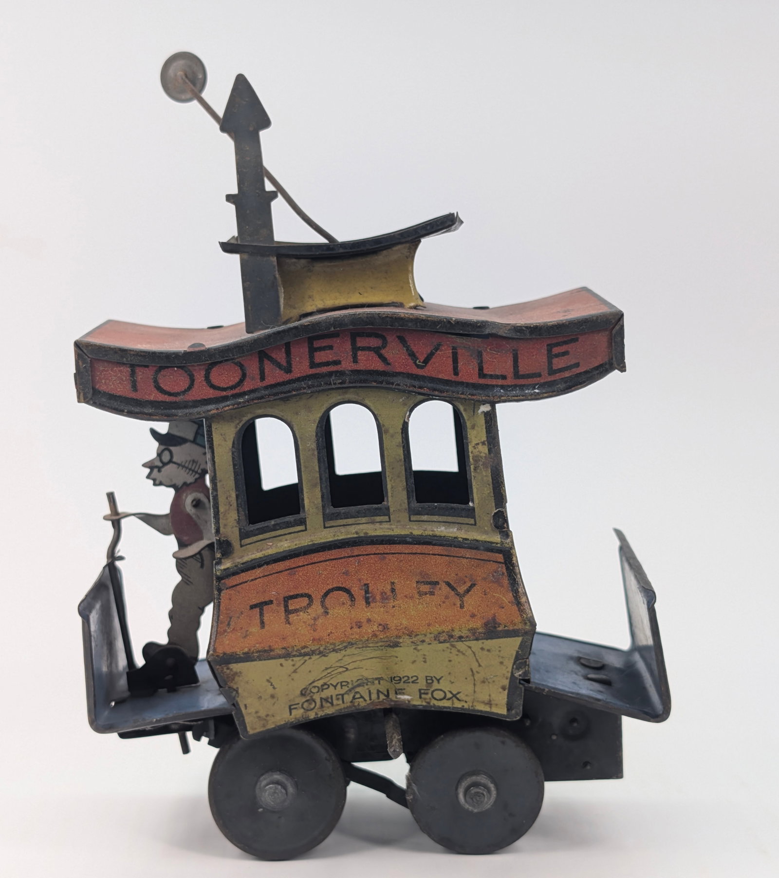 1922 FONTAINE FOX TOONERVILLE TROLLEY WIND UP (1 of 9)