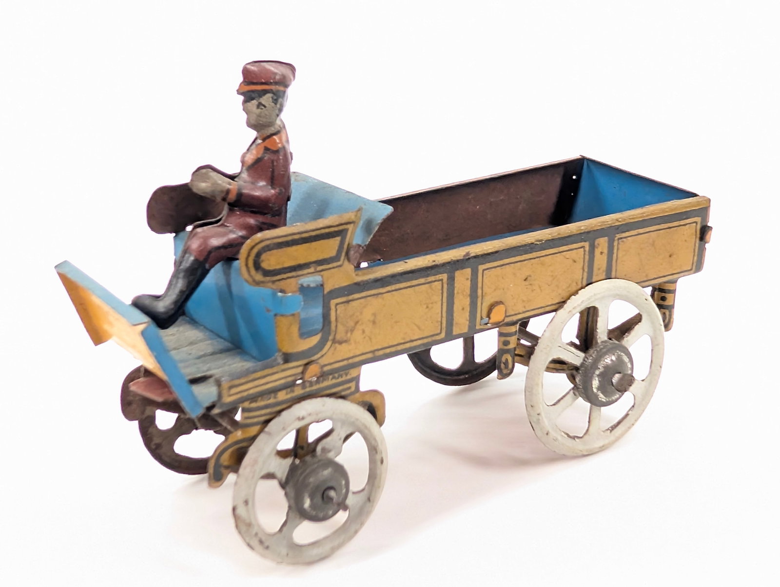 GERMAN TIN LITHO WAGON PENNY TOY (1 of 7)