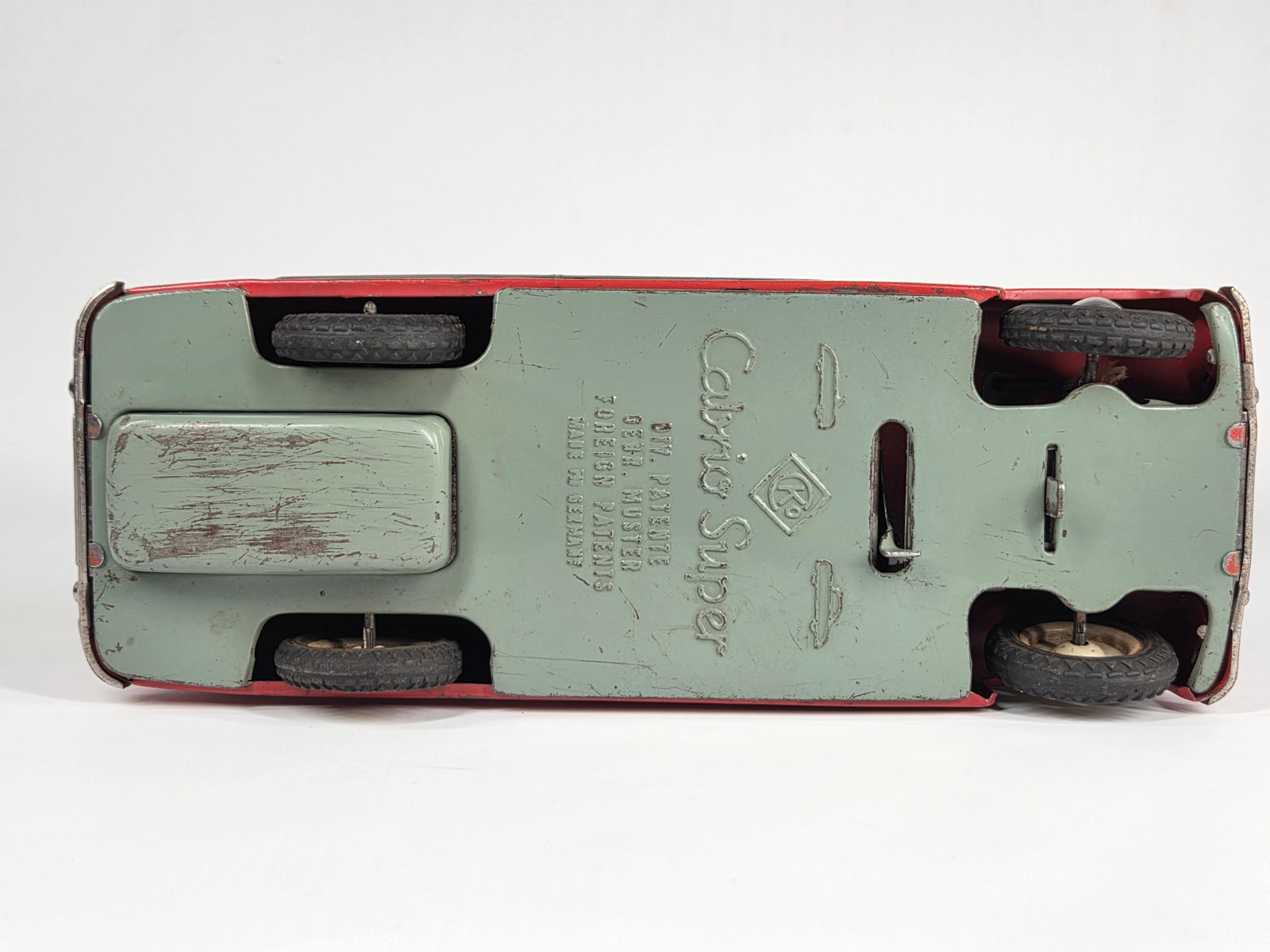 KELLERMAN TIN LITHO KEY WIND UP CABRIO SUPER - 7