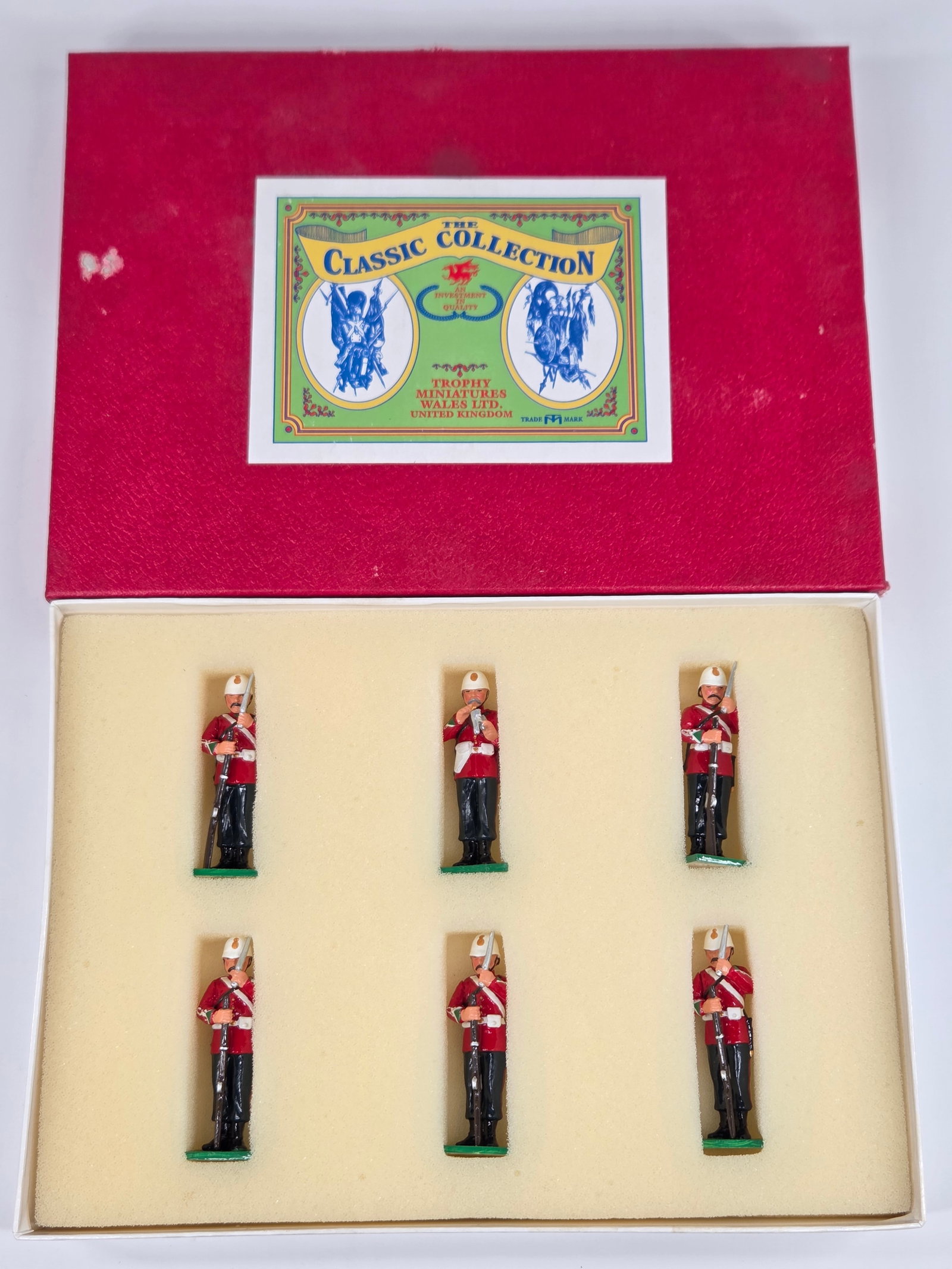 TROPHY MINIATURES ZS49 ZULU WAR FIX BAYONETS (1 of 6)