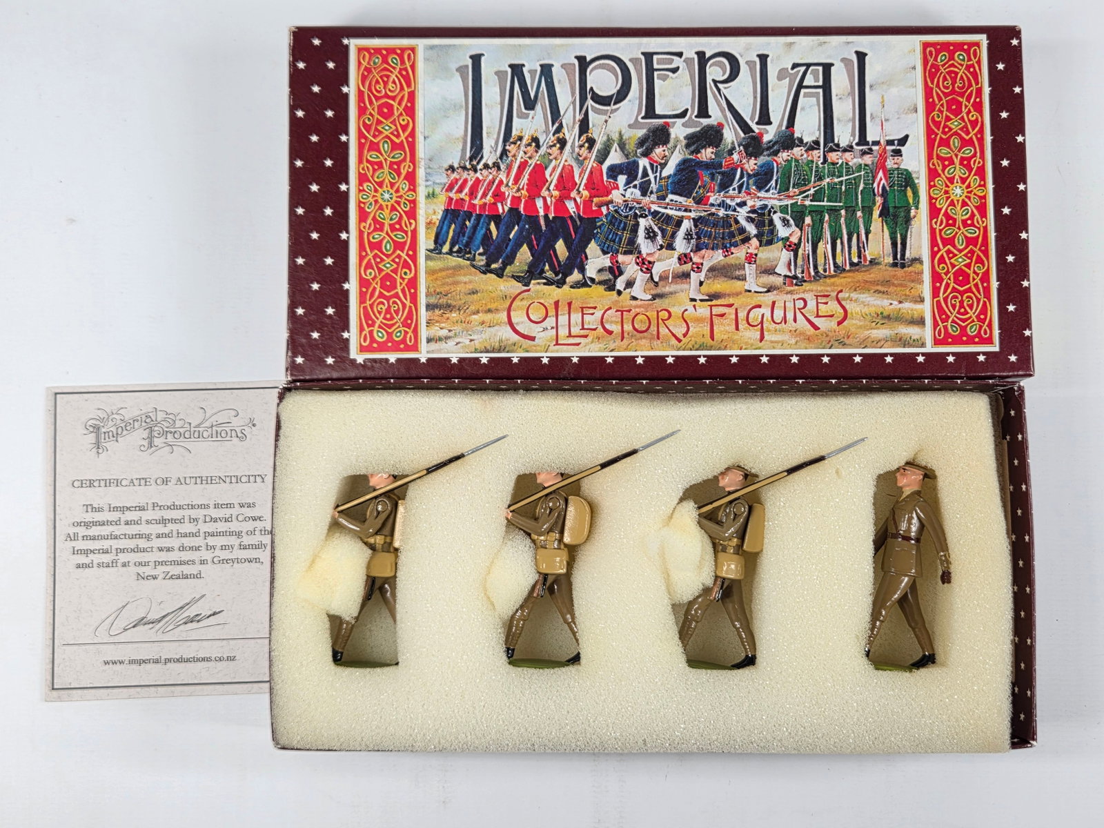 IMPERIAL PRODUCTS NO. 4 NEW ZEALAND INFANTRY: SET REMAINS IN VERY GOOD CONDITION WITH ORIGINAL BOX.