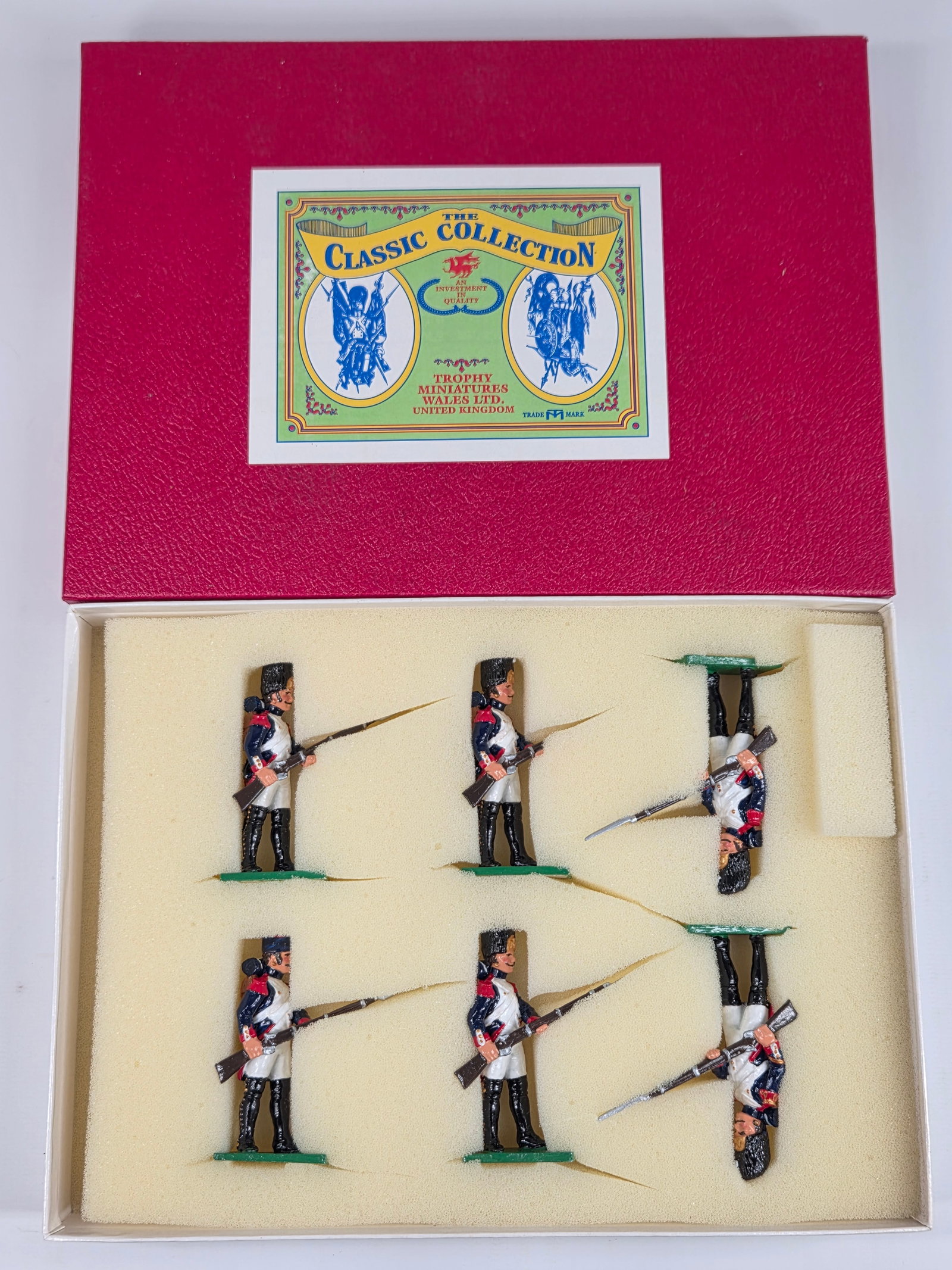 TROPHY MINIATURES WA32V NAPOLEONIC WARS GRENADIERS OF THE GUARD (1 of 4)