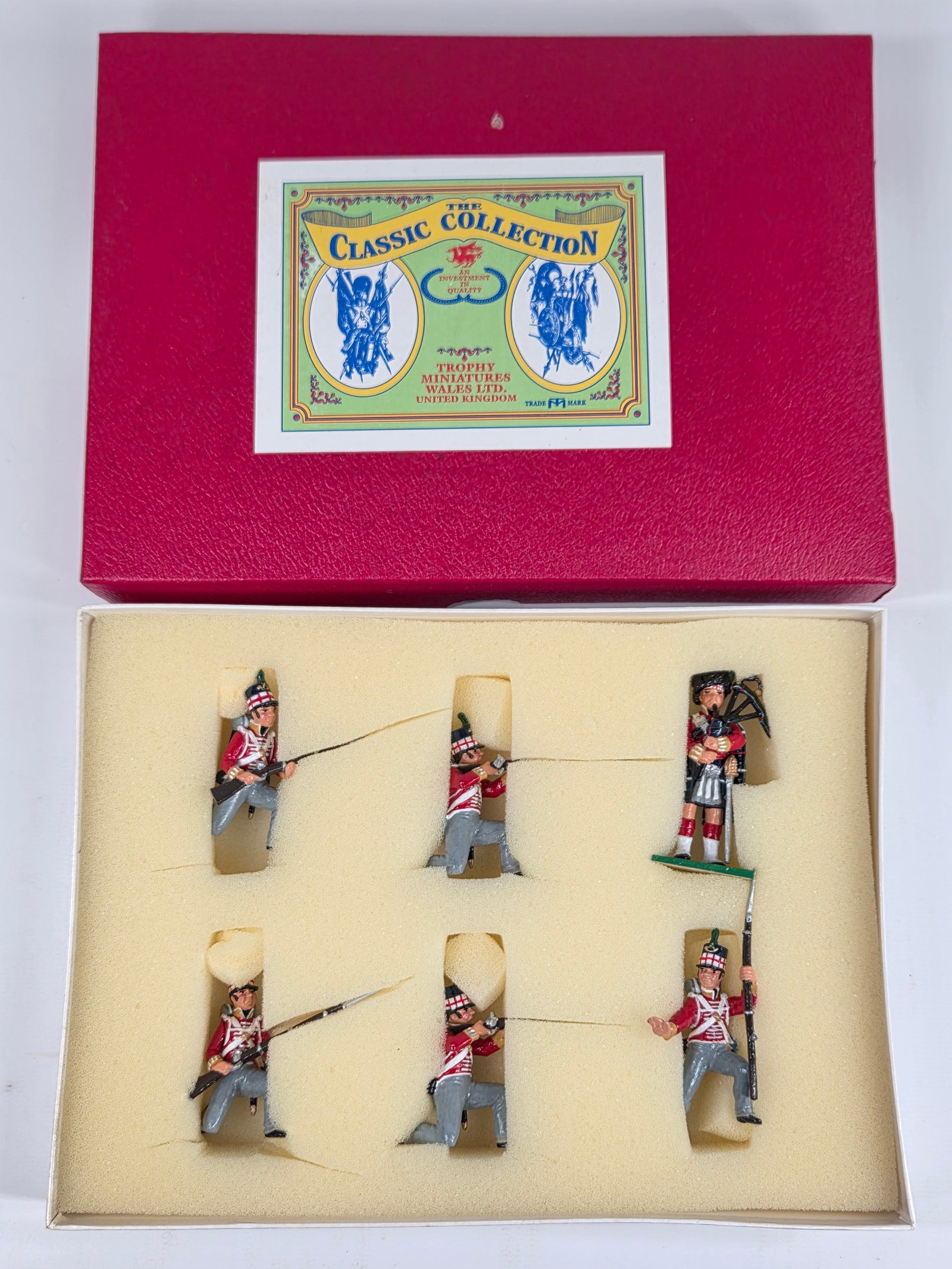 TROPHY MINIATURES WA62 NAPOLEONIC WARS 71ST HIGHLAND (1 of 4)