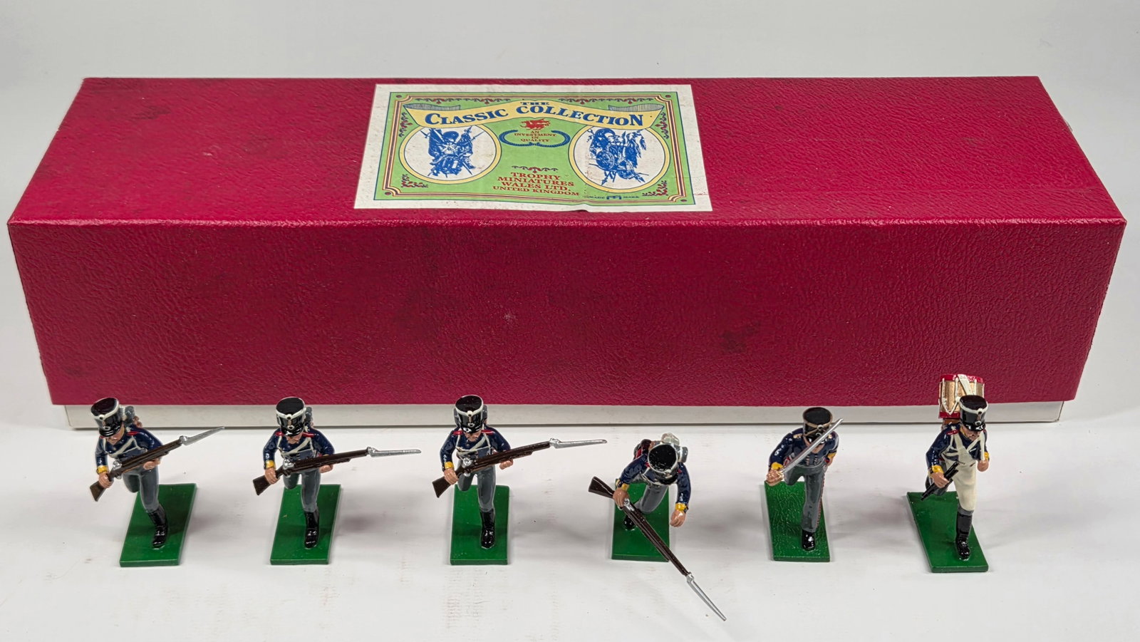 TROPHY MINIATURES WA47 NAPOLEONIC WARS PRUSSIAN INFANTRY (1 of 4)