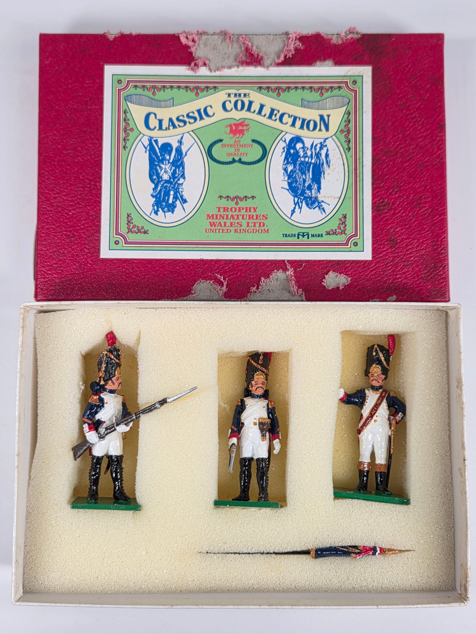 TROPHY MINIATURES NAPOLEONIC WARS ITALIAN INFANTRY (1 of 2)