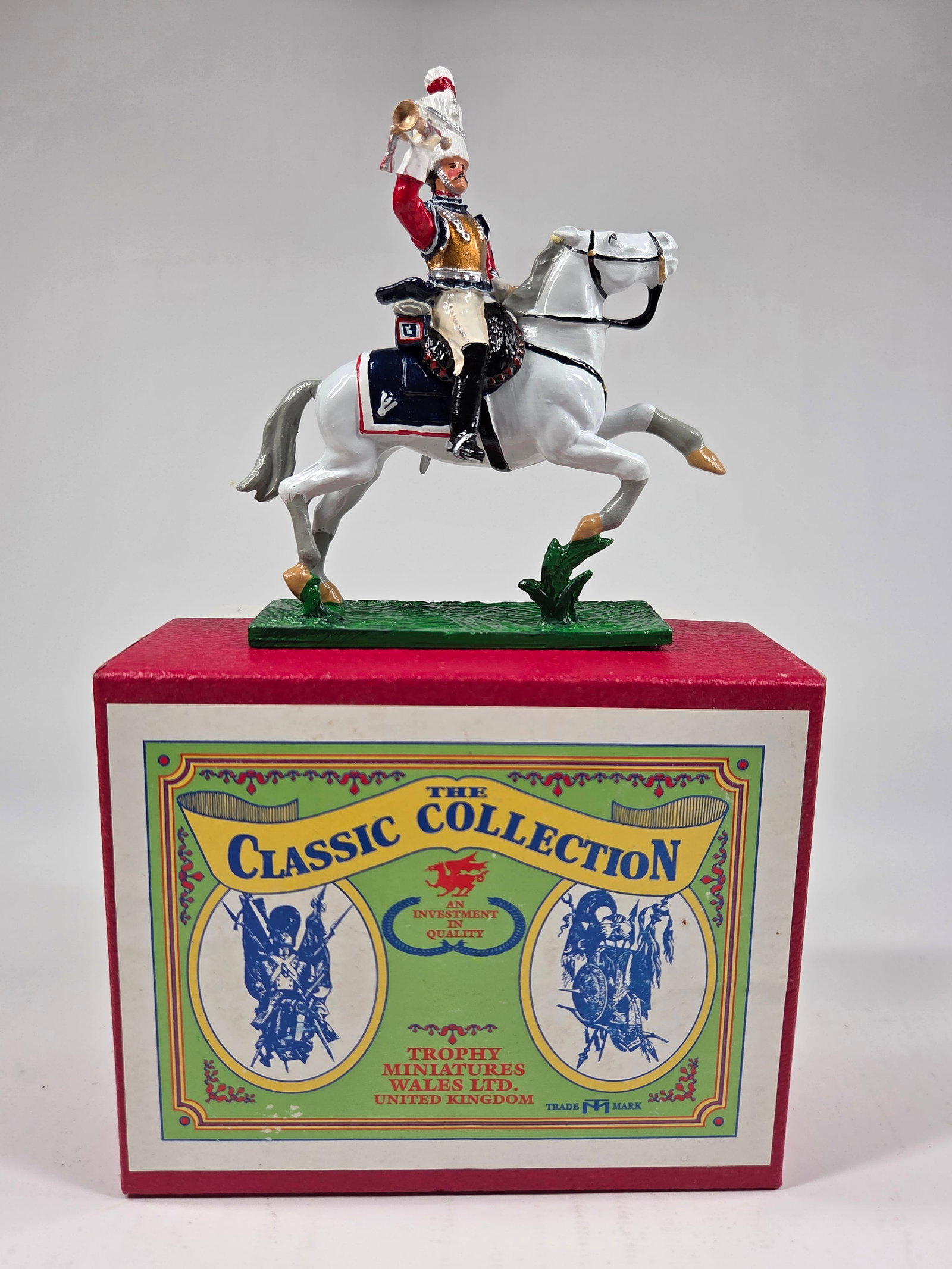 TROPHY MINIATURES WA46 NAPOLEONIC WARS 2ND REGT. CARABINIER (1 of 4)
