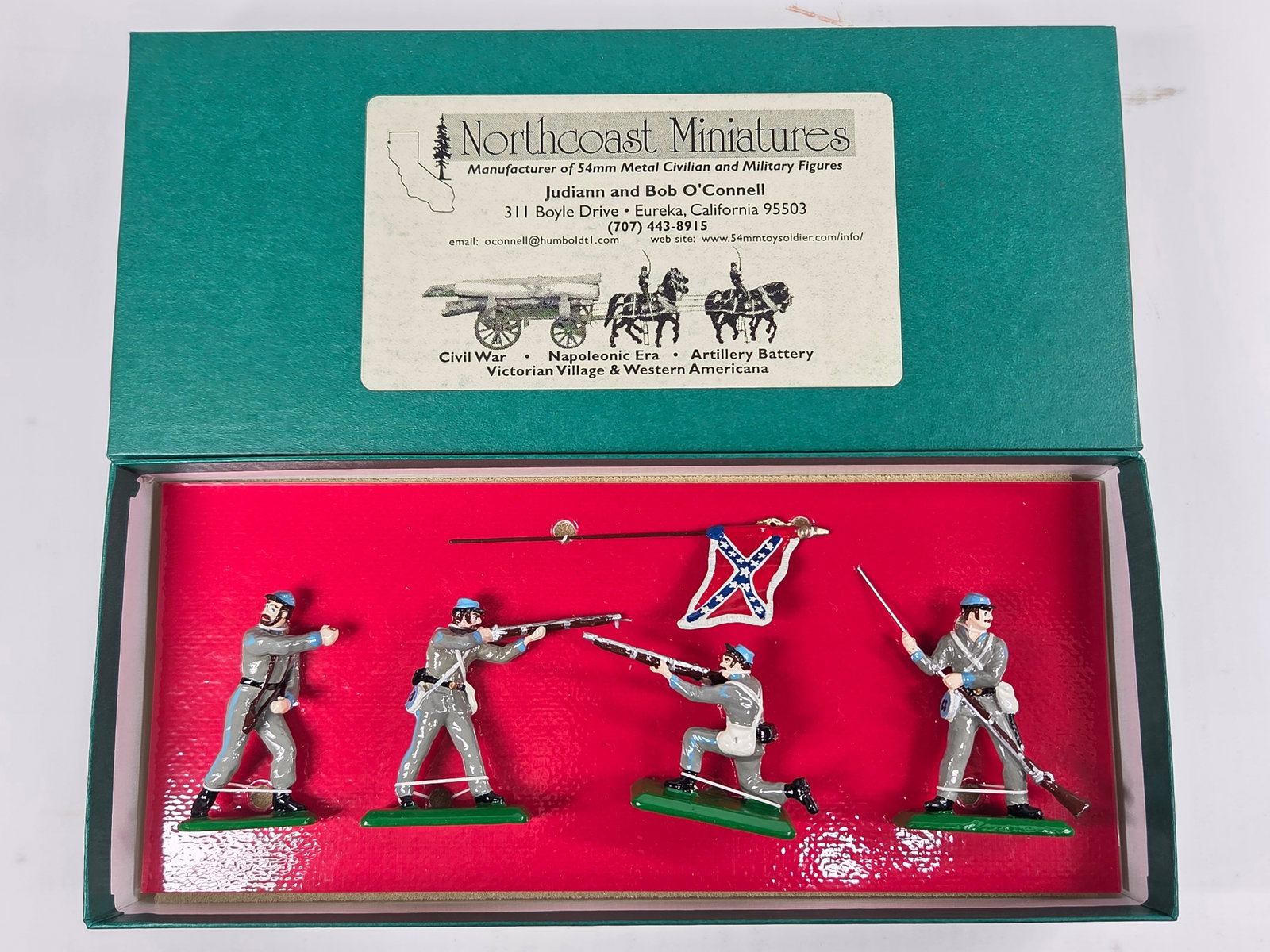 NORTHCOAST MINIATURES 54MM TOY SOLDIER SET: SET REMAINS IN EXCELLENT CONDITION WITH BOX.