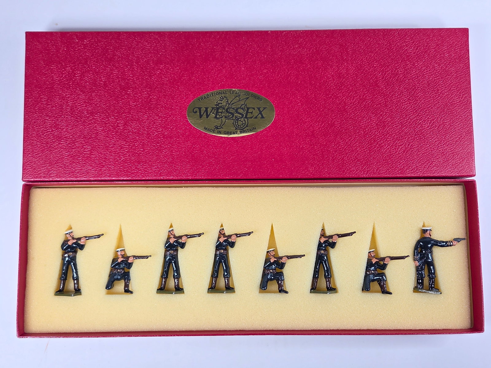 WESSEX ZULU WAR NAVAL BRIGADE SET: SET REMAINS IN EXCELLENT CONDITION WITH BOX.