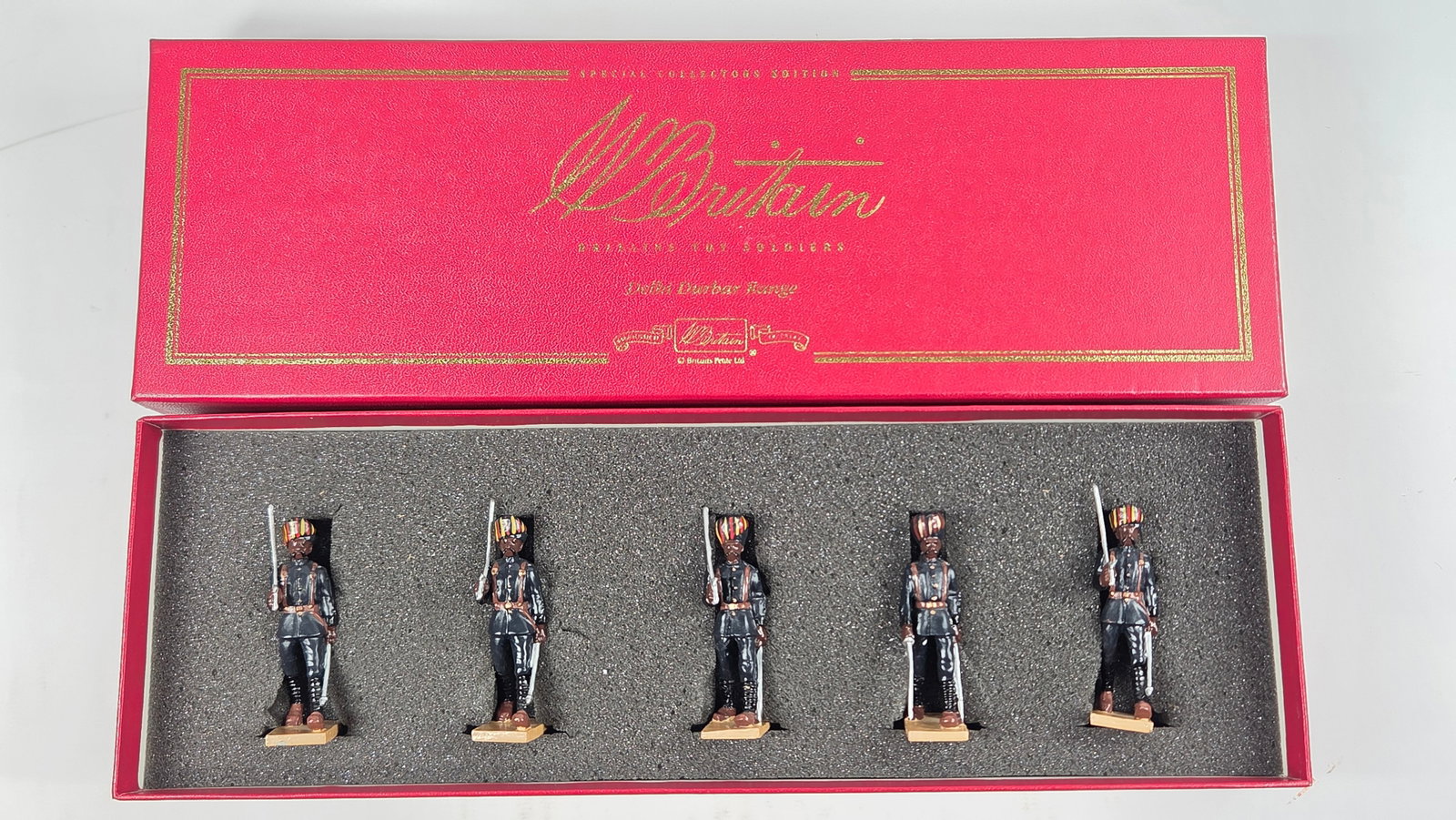 BRITAIN 00267 BARODA ARTILLERY ESCORT SET 2: SET REMAINS IN VERY GOOD CONDITION WITH BOX.