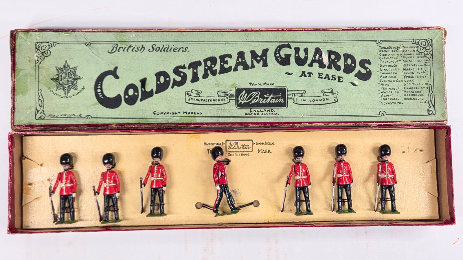 VINTAGE BRITAIN NO. 314 COLDSTREAM GUARDS AT EASE (1 of 6)