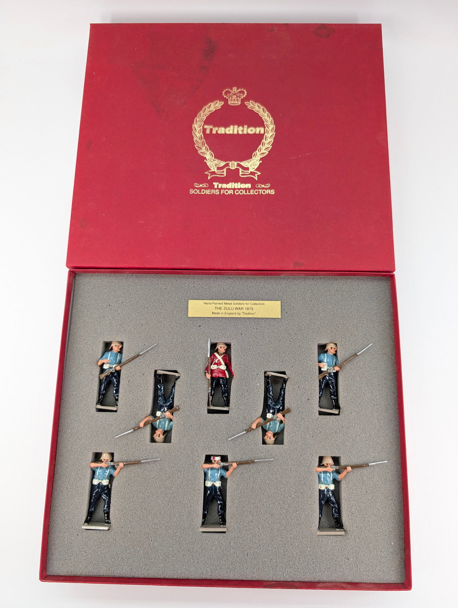 TRADITION NO. 403 THE 24TH REGT. OF FOOT THE ZULU WAR: SET REMAINS IN VERY GOOD CONDITION WITH BOX.