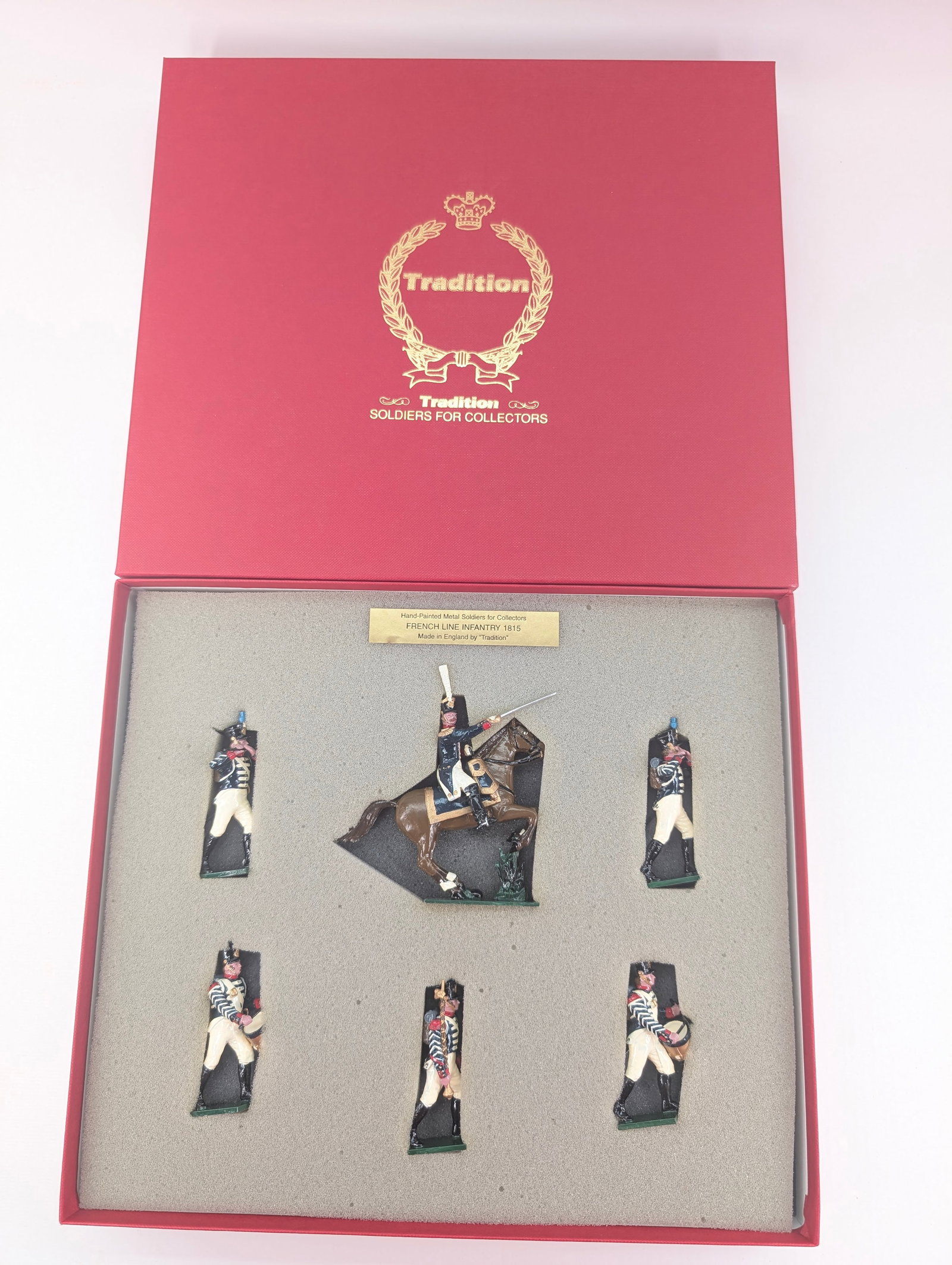 TRADITION NO. 715 FRENCH LINE INFANTRY: SET REMAINS IN VERY GOOD CONDITION WITH BOX.