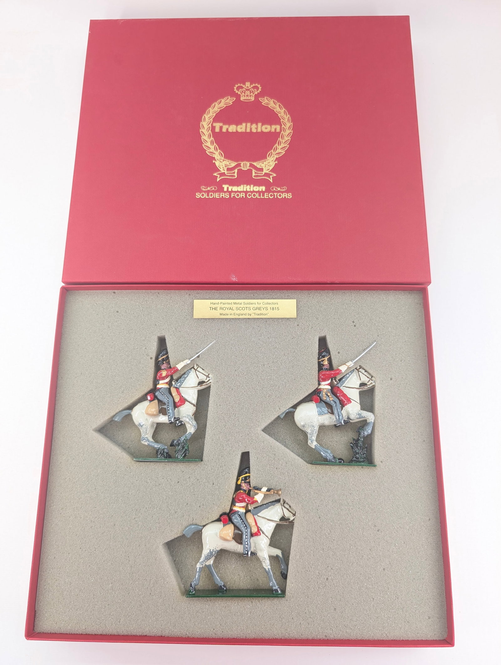 TRADITION NO. 726 THE ROYAL SCOTS GREYS: SET REMAINS IN VERY GOOD CONDITION WITH BOX.