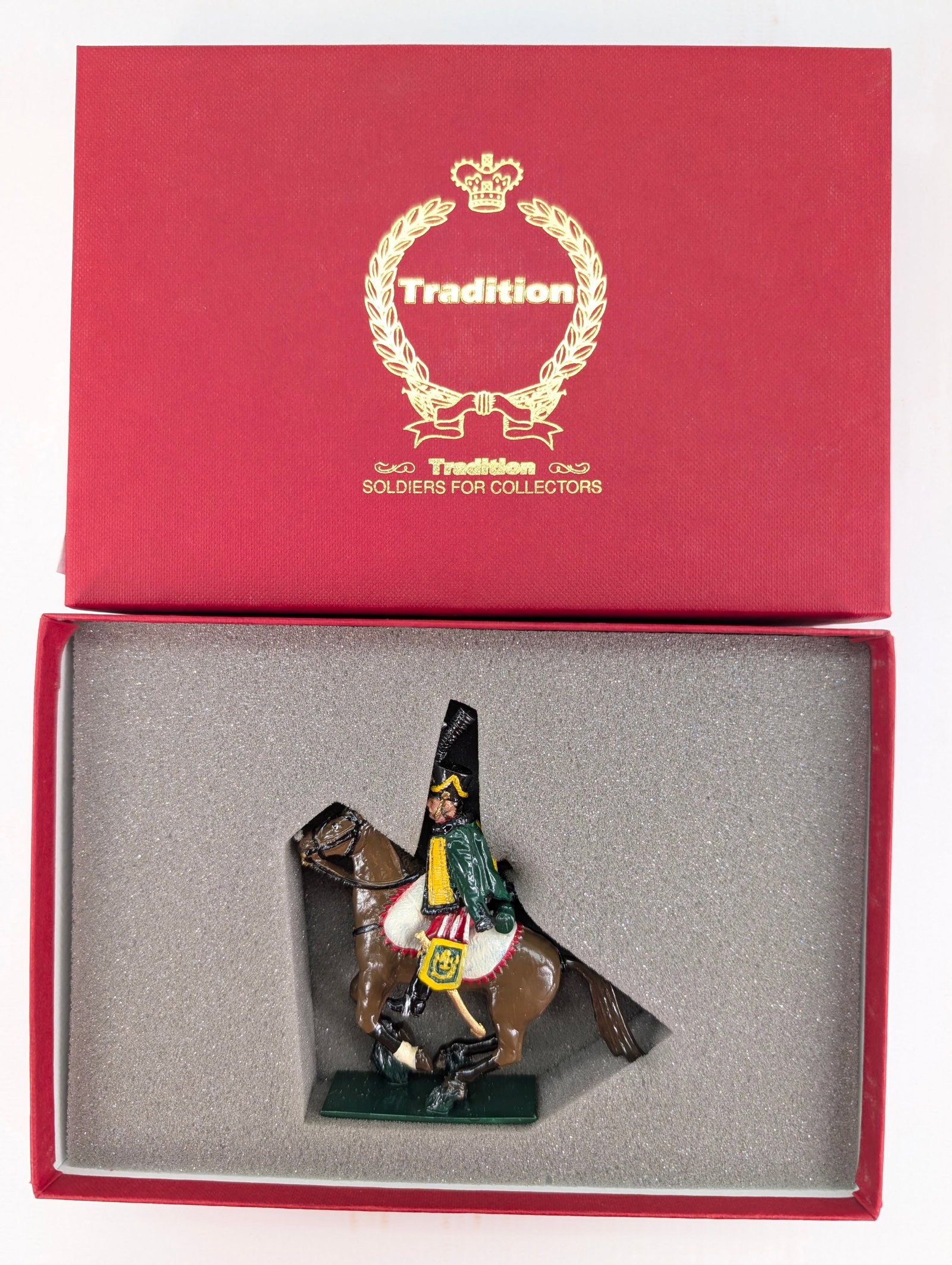 TRADITION NO. 757B TROOPER 7TH REGT. FRENCH HUSSARS: SET REMAINS IN VERY GOOD CONDITION WITH BOX.