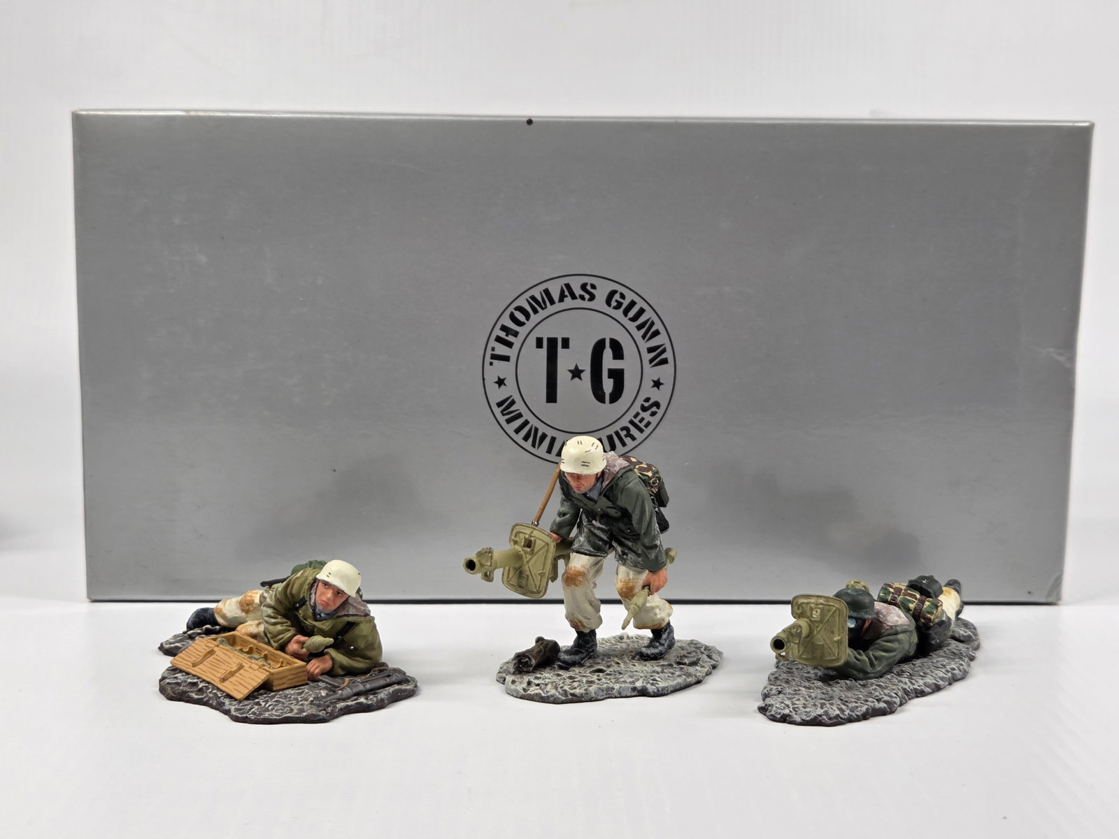 THOMAS GUNN MINIATURES 3-PIECE SET W/ GERMAN SS (1 of 7)