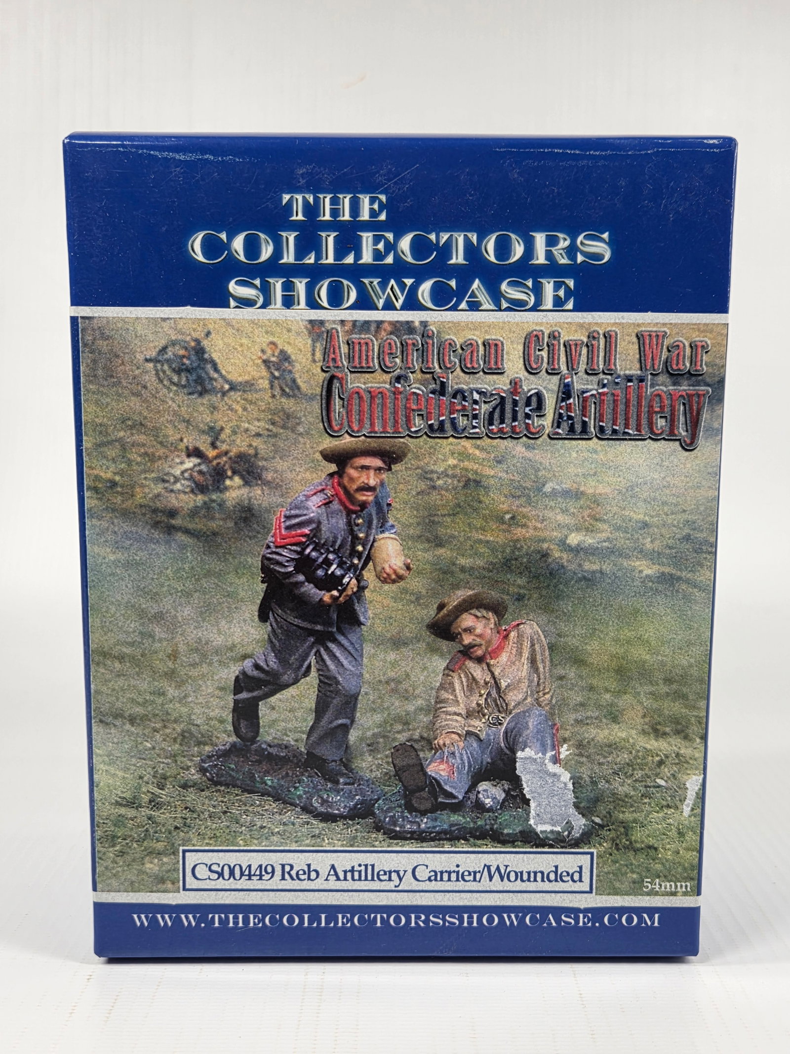 COLLECTORS SHOWCASE AVW CONFEDERATE ARTILLERY: REMAINS IN VERY GOOD CONDITION WITH BOX.