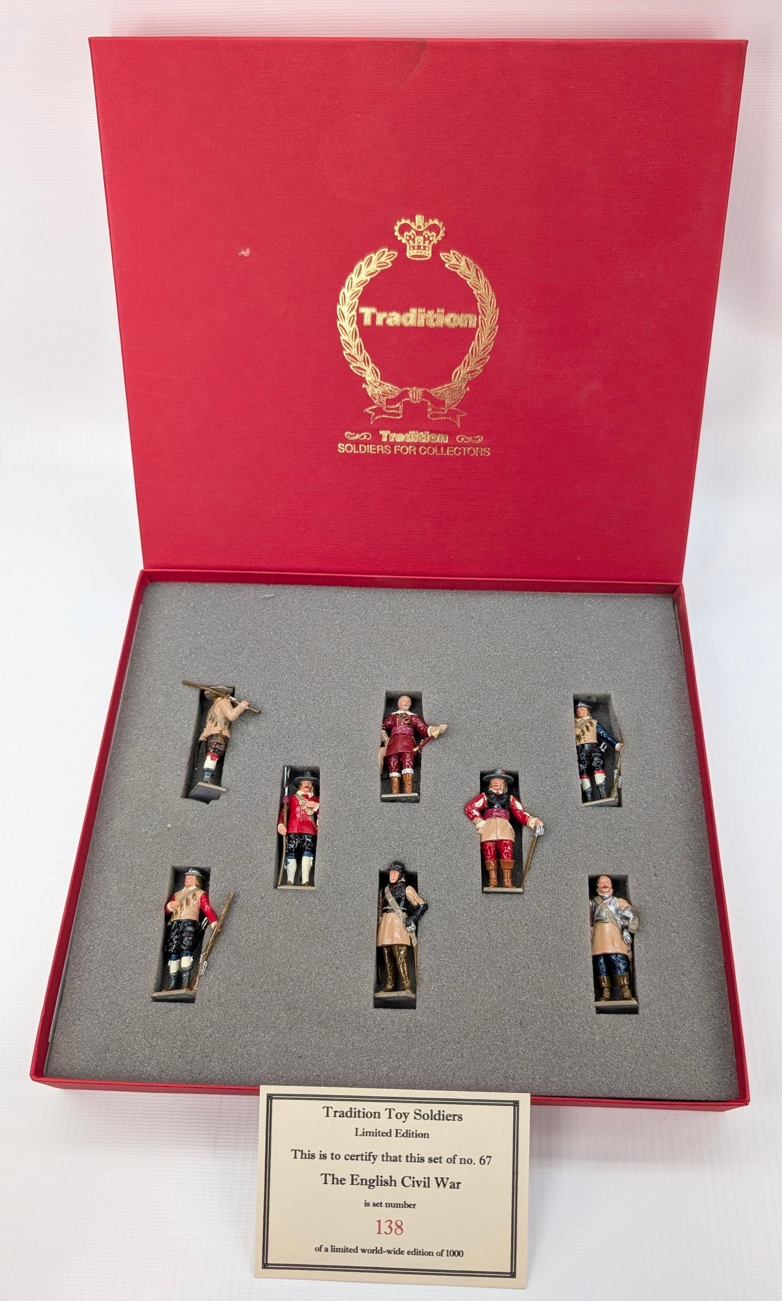 TRADITION SET NO. 67 THE ENGLISH CIVIL WAR: SET REMAINS IN VERY GOOD CONDITION WITH BOX.