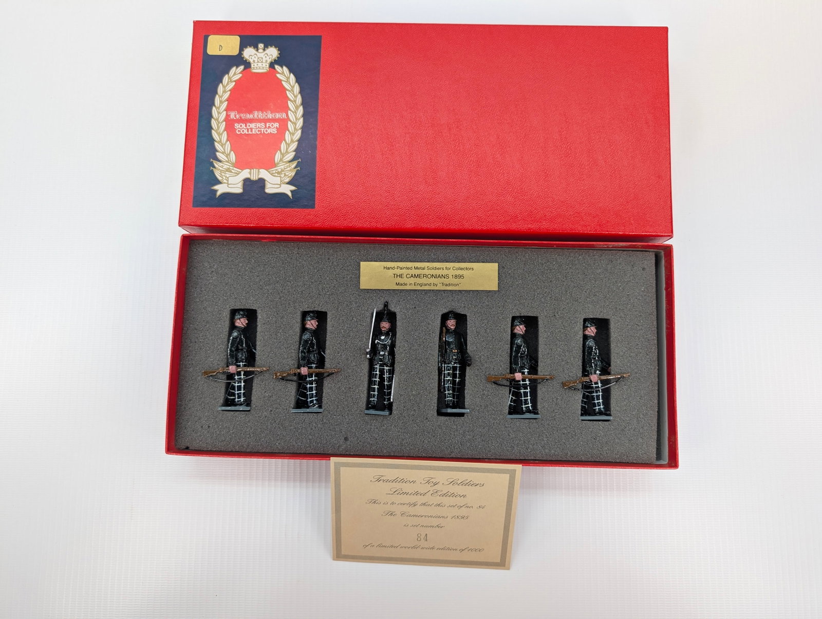 TRADITION SET NO. 84 THE CAMERONIANS: SET REMAINS IN VERY GOOD CONDITION WITH BOX.