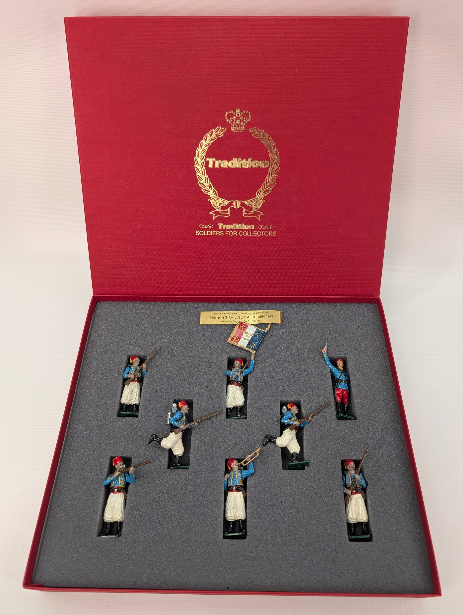TRADITION SET NO. 807 FRENCH TIRAILLEUR ALGÉRIEN: SET REMAINS IN VERY GOOD CONDITION WITH BOX.