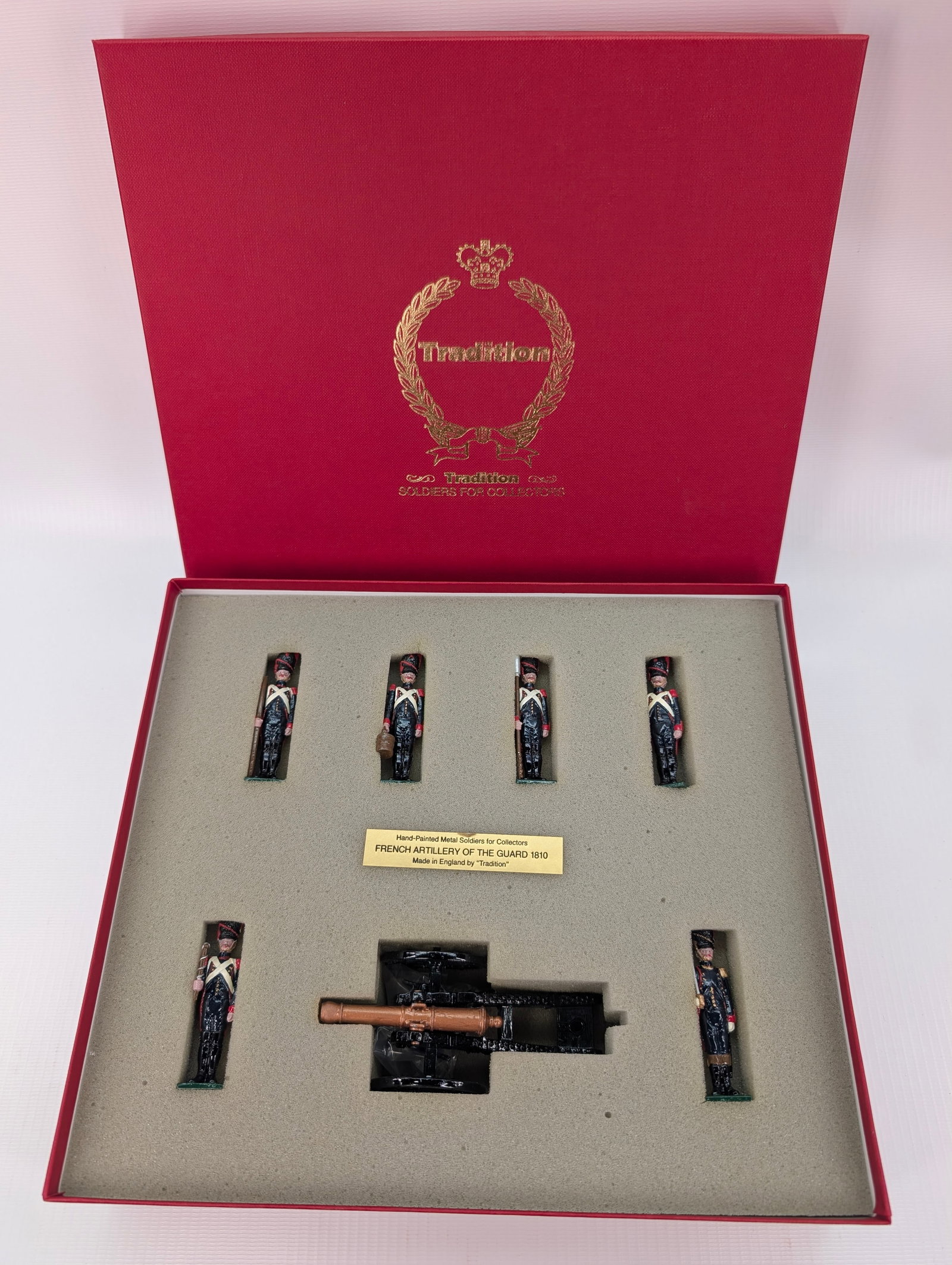 TRADITION SET NO. N2A FRENCH ARTILLERY OF THE GUARD: SET REMAINS IN VERY GOOD CONDITION WITH BOX.