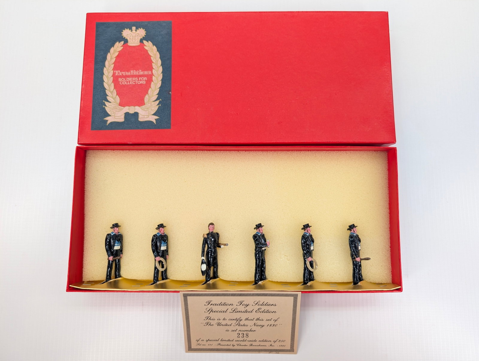 TRADITION SPECIAL SET NO. III US NAVY: SET REMAINS IN VERY GOOD CONDITION WITH BOX.