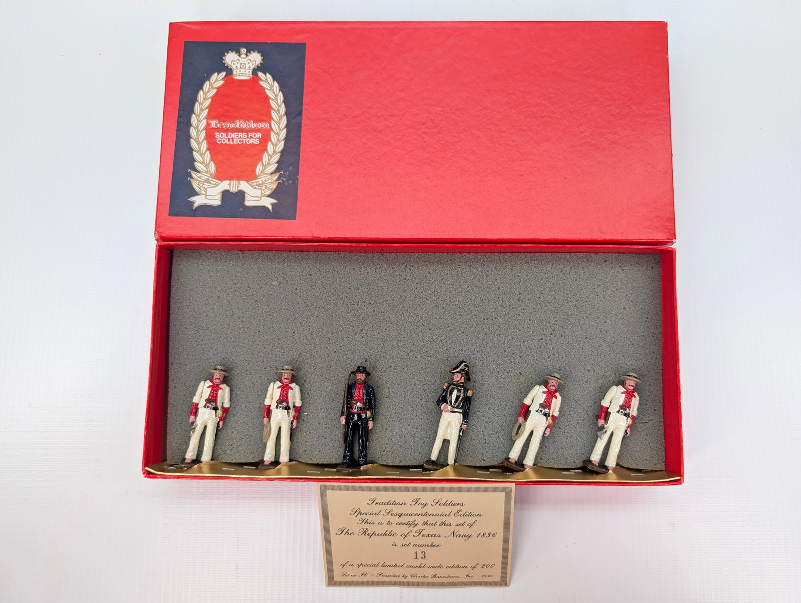 TRADITION SPECIAL SET NO. IV REPUBLIC OF TEXAS NAVY (1 of 6)