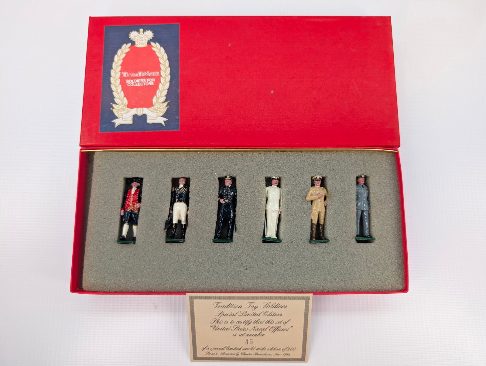 TRADITION SPECIAL SET NO. VI US NAVAL OFFICERS (1 of 7)