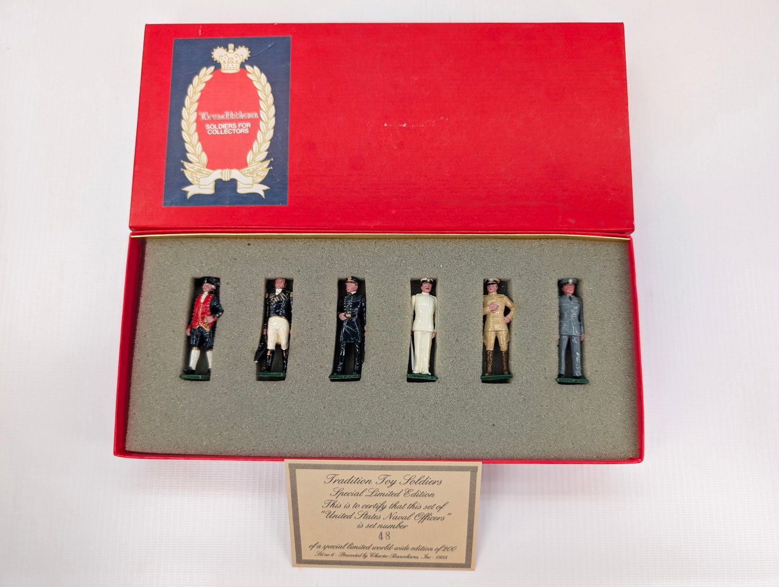 TRADITION SPECIAL SET NO. VI US NAVAL OFFICERS (1 of 7)
