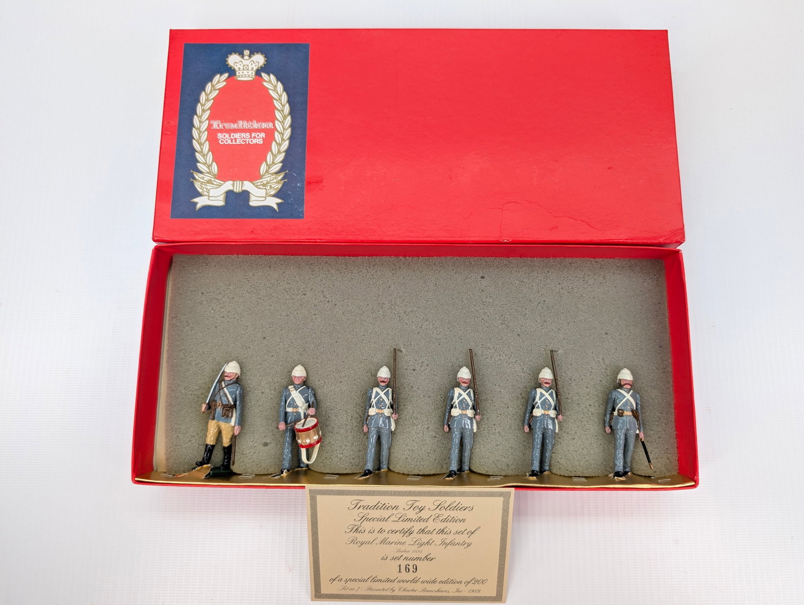 TRADITION SPECIAL SET NO. VII ROYAL MARINE LIGHT INFANTRY: SET REMAINS IN VERY GOOD CONDITION WITH BOX.