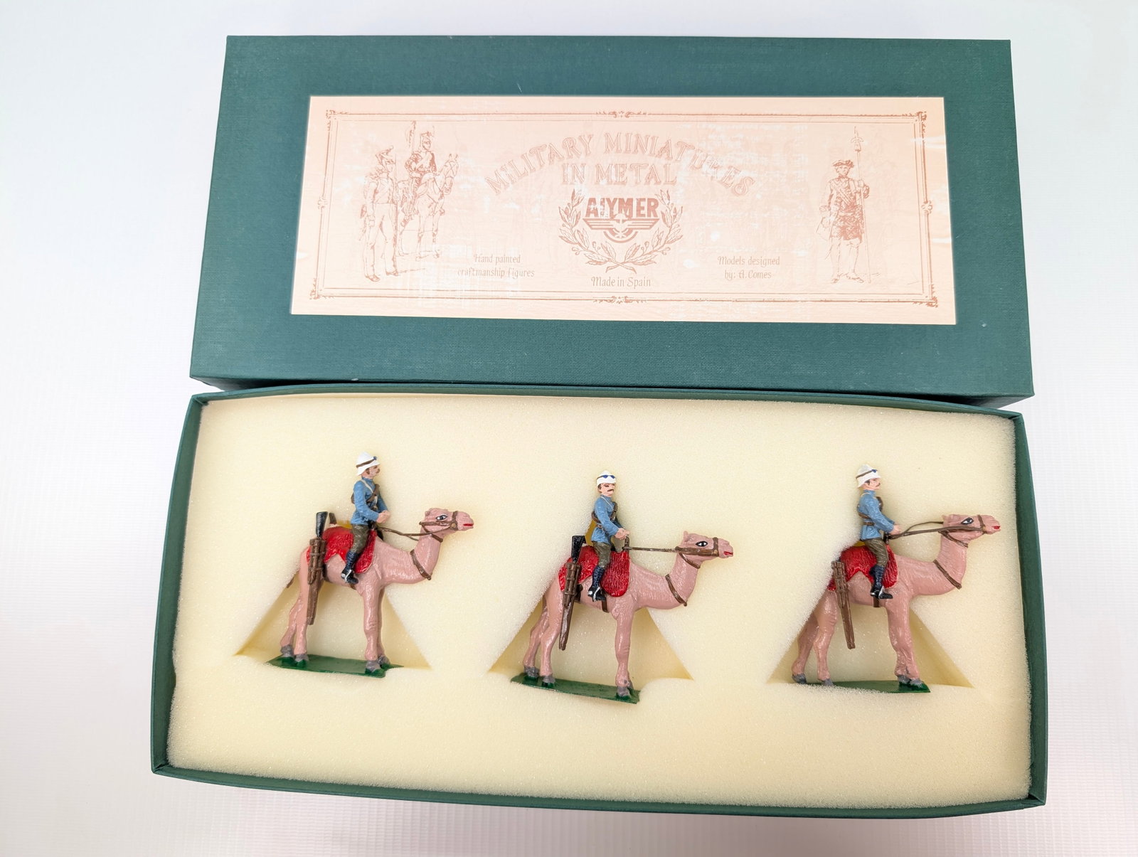 ALYMER AB-62 BRITISH CAMEL CORPS: SET REMAINS IN GOOD CONDITION, SHOWING SOME TYPICAL WEAR.