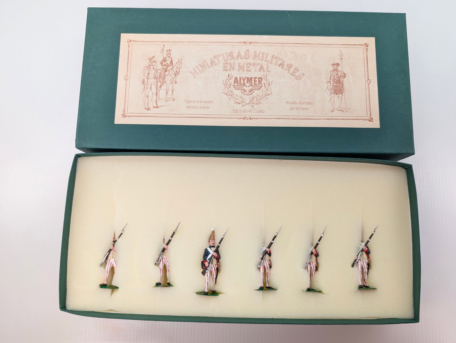 ALYMER AB-93 AMERICAN REVOLUTION HESSE CASSEL REGT. VON RALL (1 of 7)