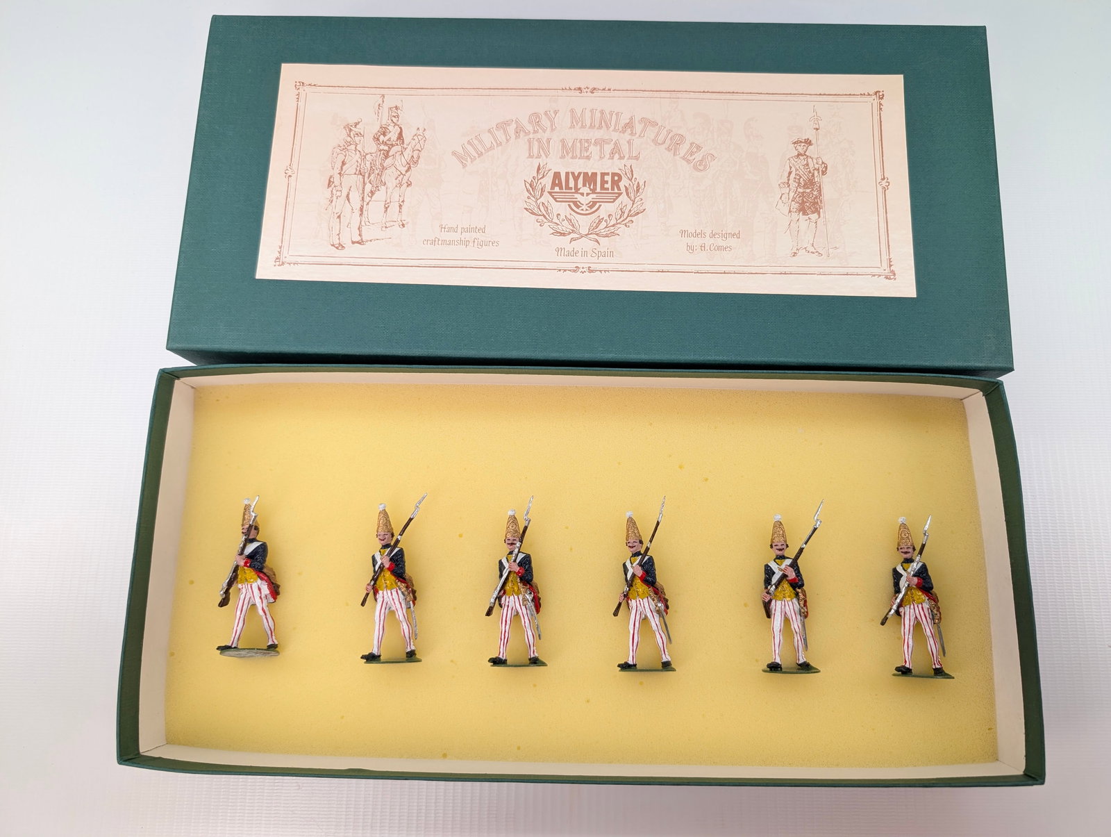 ALYMER AB-93 AMERICAN REVOLUTION HESSE CASSEL REGT. VON RALL (1 of 6)