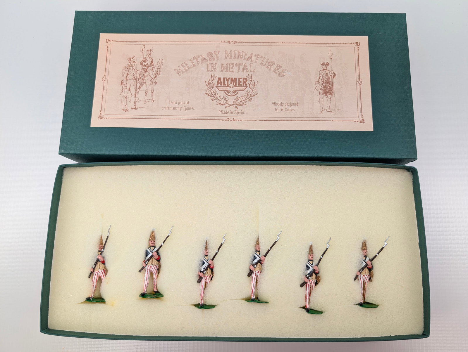 ALYMER AB-93 AMERICAN REVOLUTION HESSE CASSEL REGT. VON RALL (1 of 6)