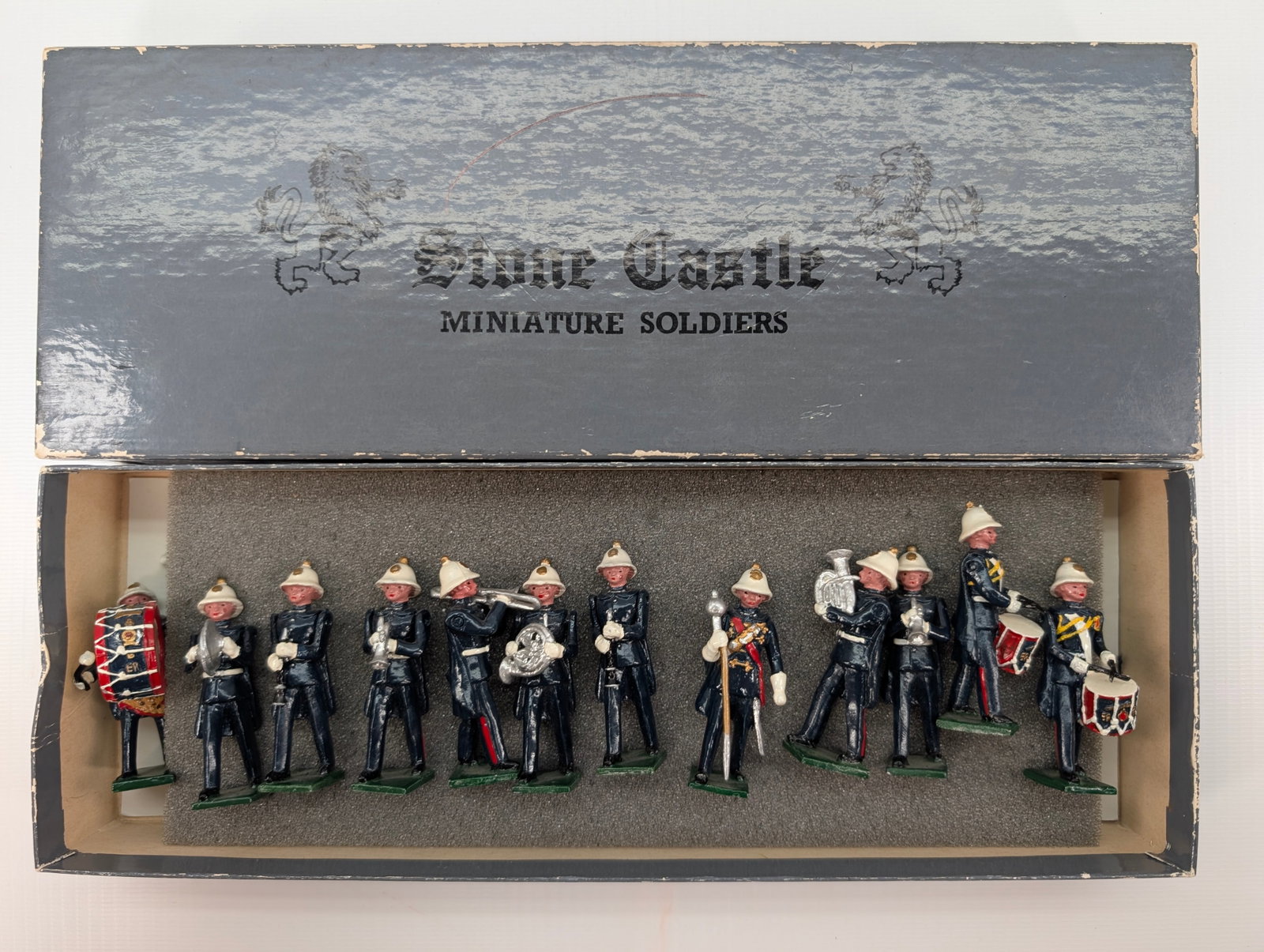 BLENHEIM ROYAL MARINE BAND HAND PAINTED SOLDIER SET (1 of 7)