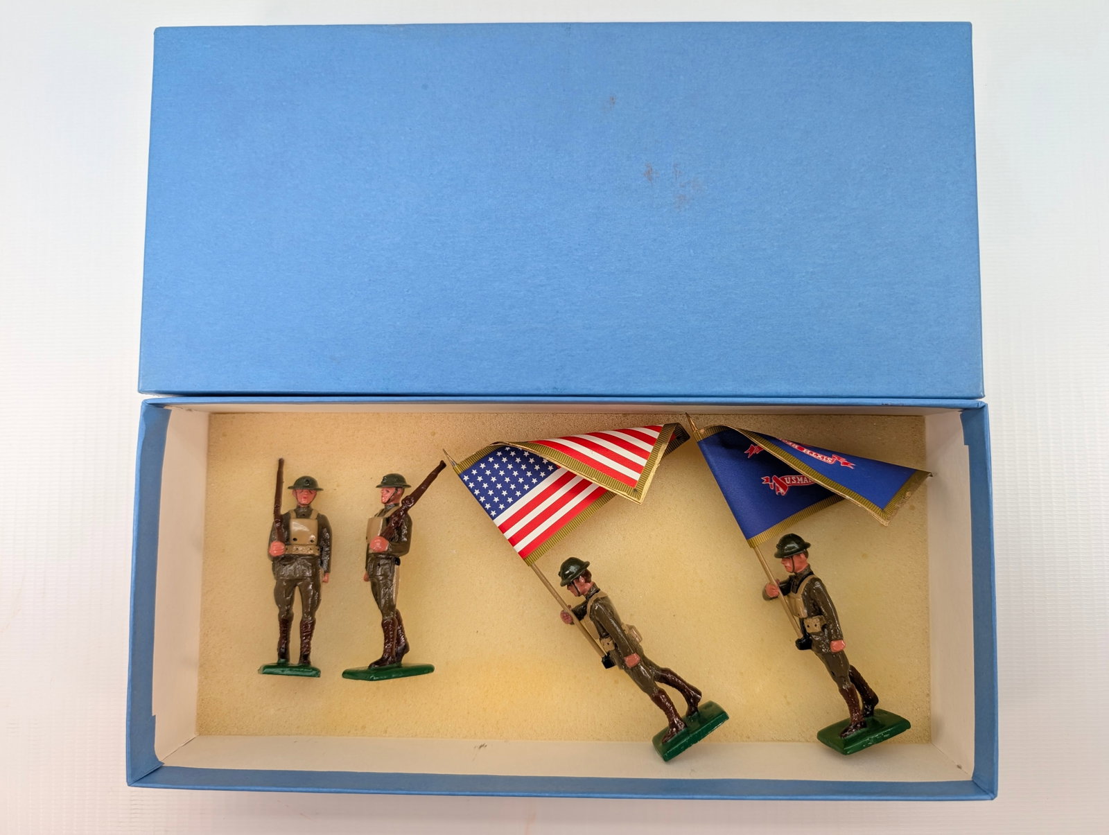 MARTIN RITCHIE BLUE CORPS MARINE COLOR GUARD SET (1 of 6)