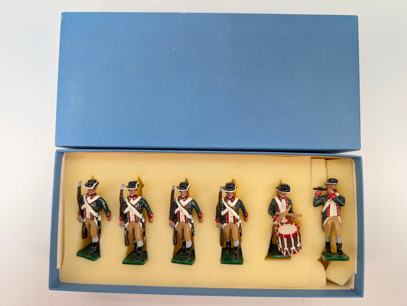MARTIN RITCHIE CONTINENTAL MARINES DRUMMER & INFANTRY: SET REMAINS IN VERY GOOD CONDITION WITH BOX.