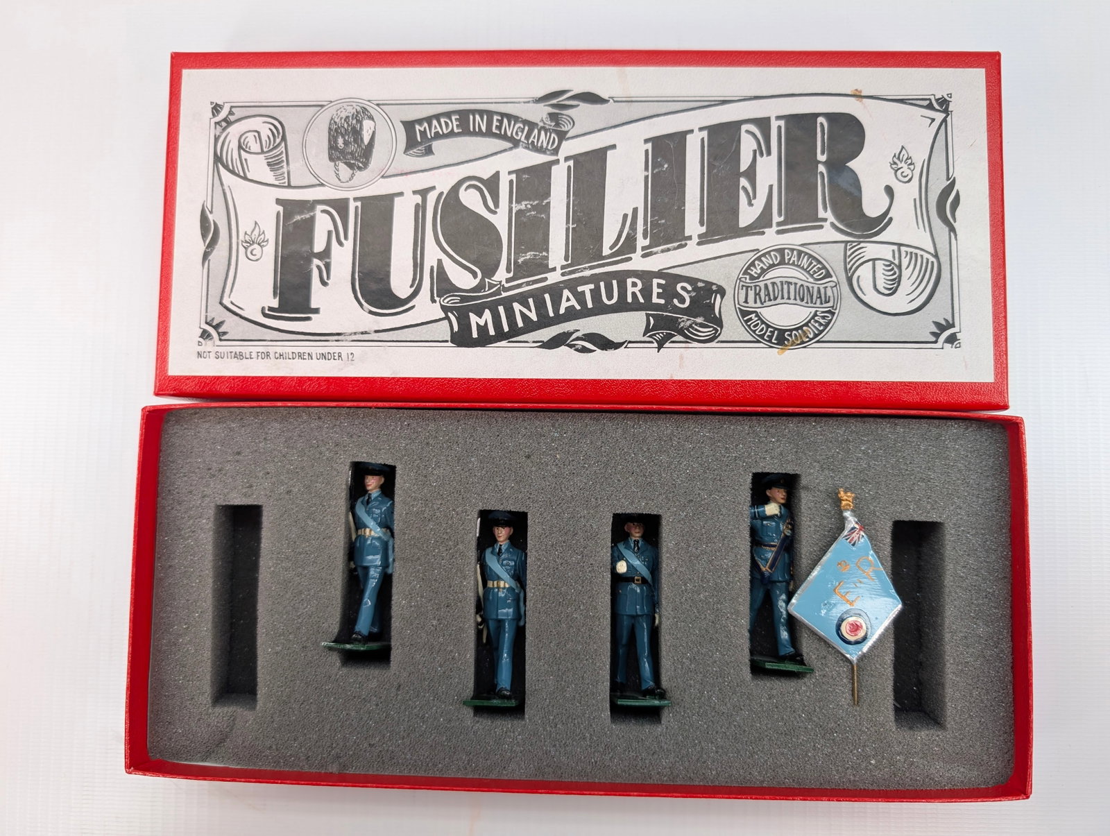 FUSILIER MINIATURES RAF REGIMENT COLOUR PARTY SET (1 of 5)