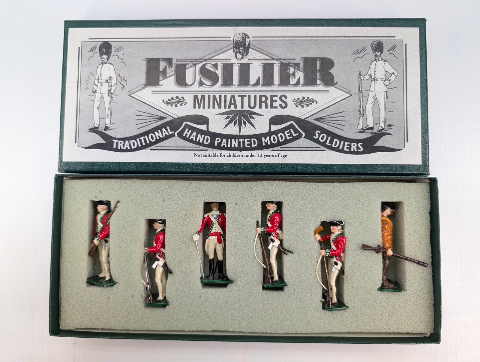 FUSILIER MINIATURES AM. REVOLUTION BRITISH SOLDIERS (1 of 6)