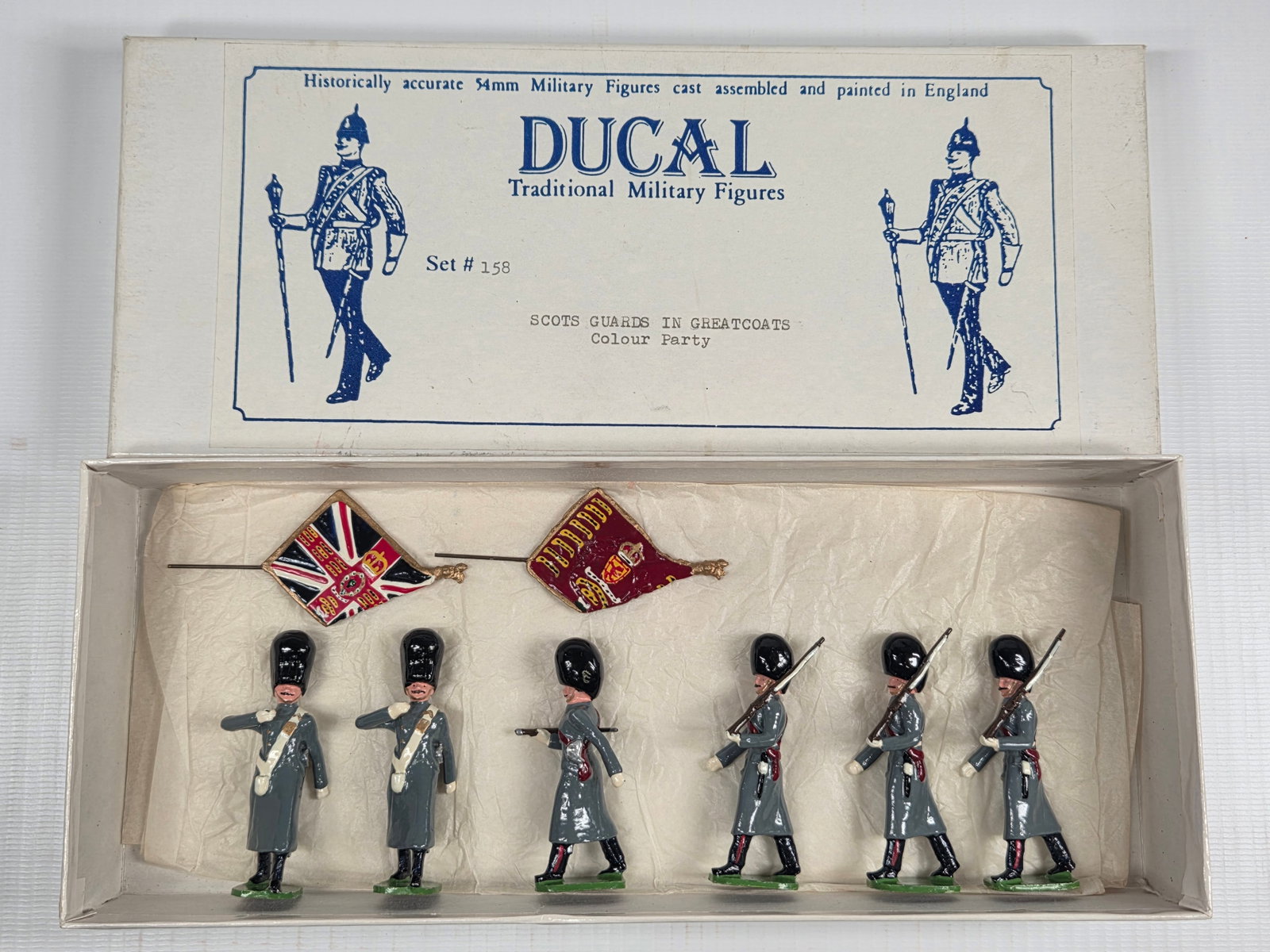 DUCAL SCOTS GUARDS GREATCOATS COLOUR PARTY SET (1 of 4)